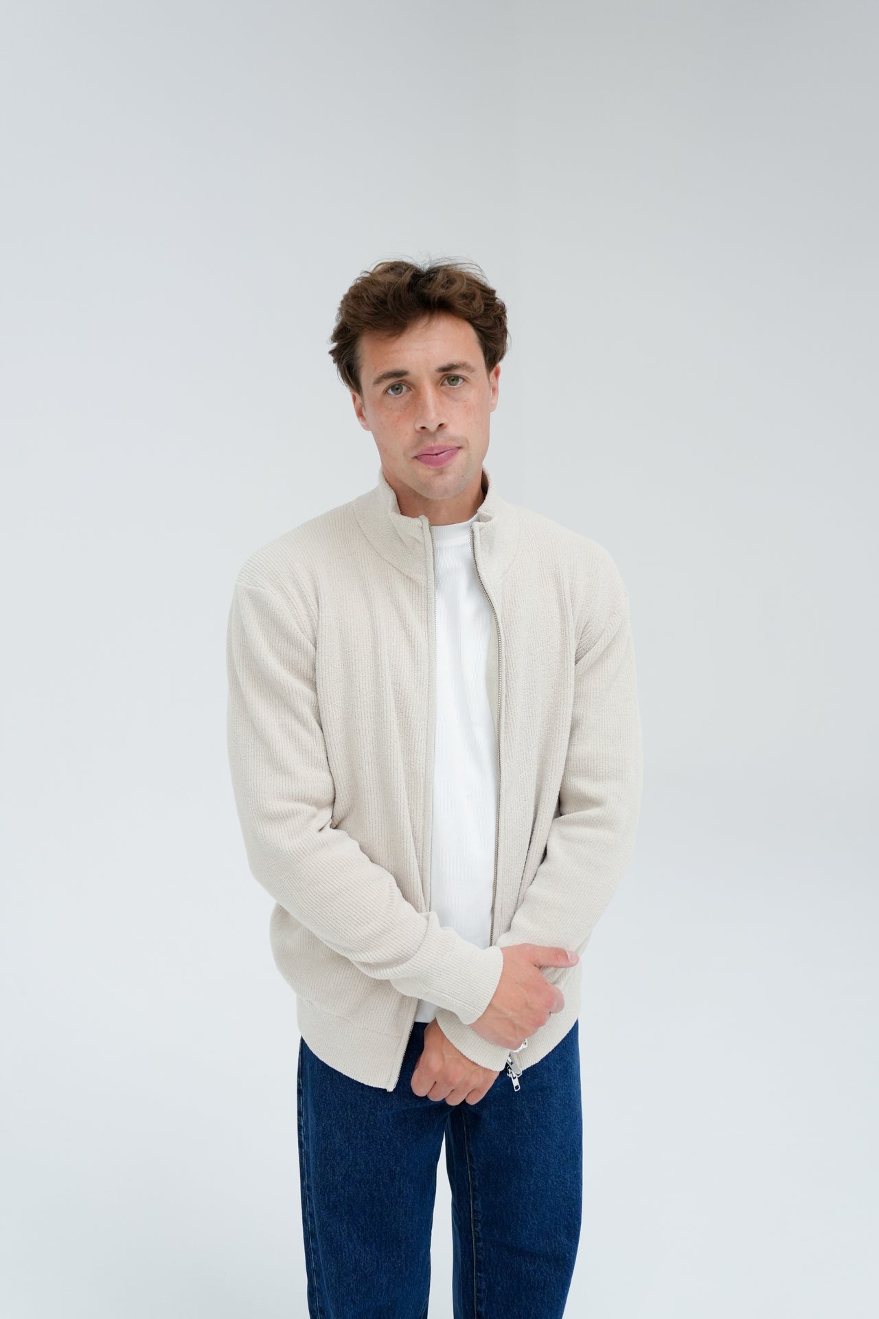 DANNY FULL ZIP SWEATER BY NN07