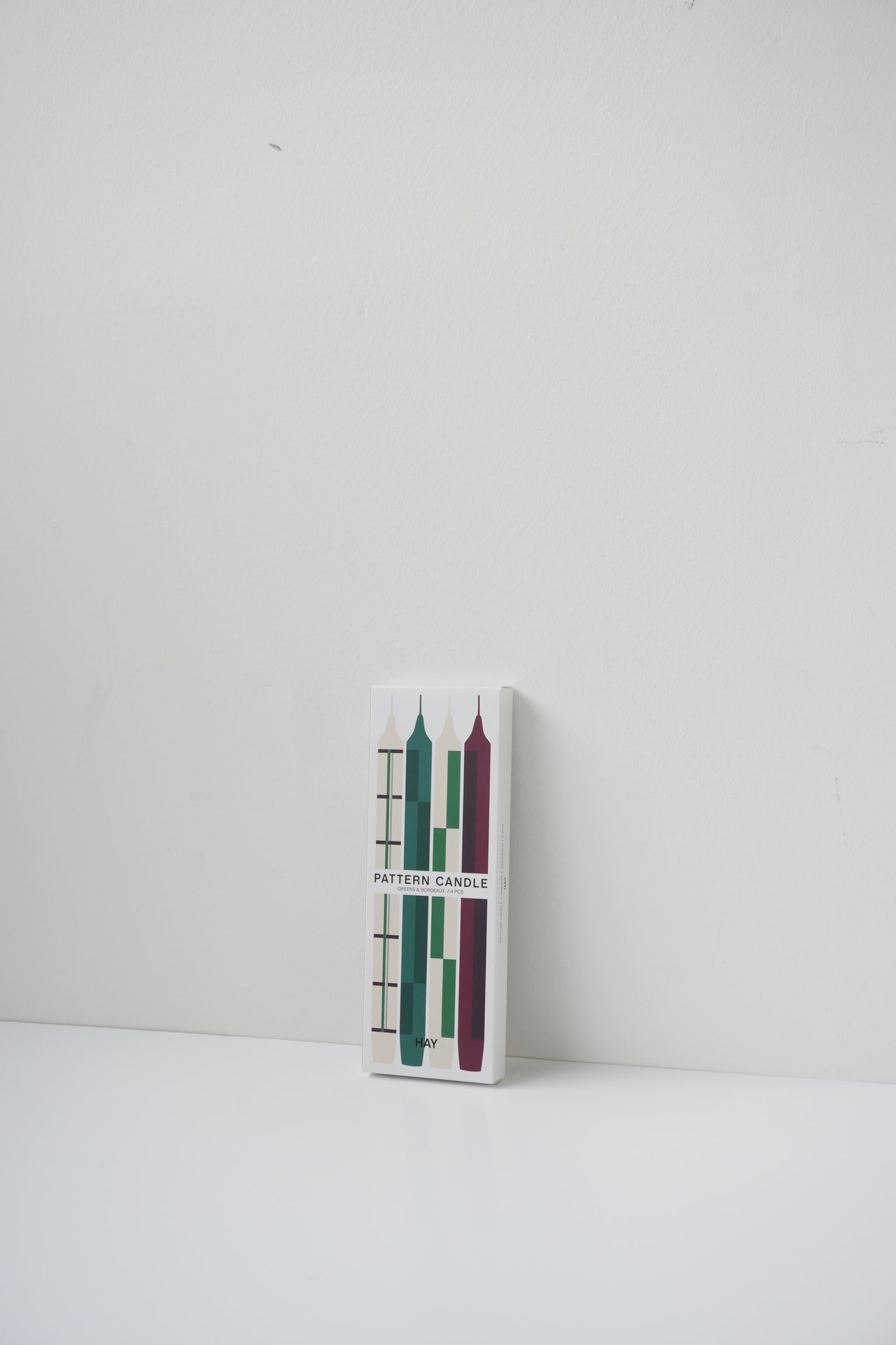 Pattern Candle Set of 4 by HAY