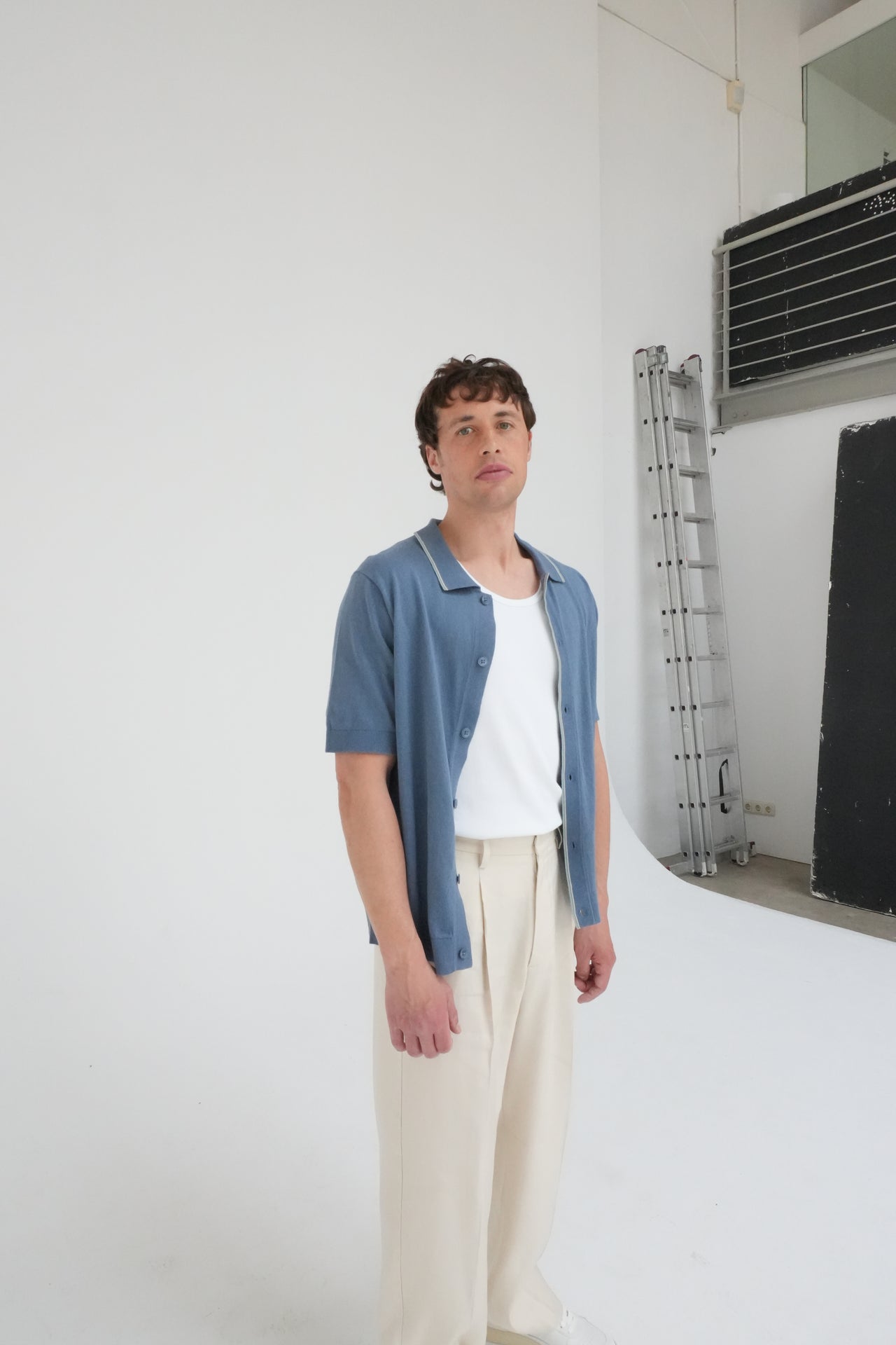 NOLAN KNIT POLO BY NN07