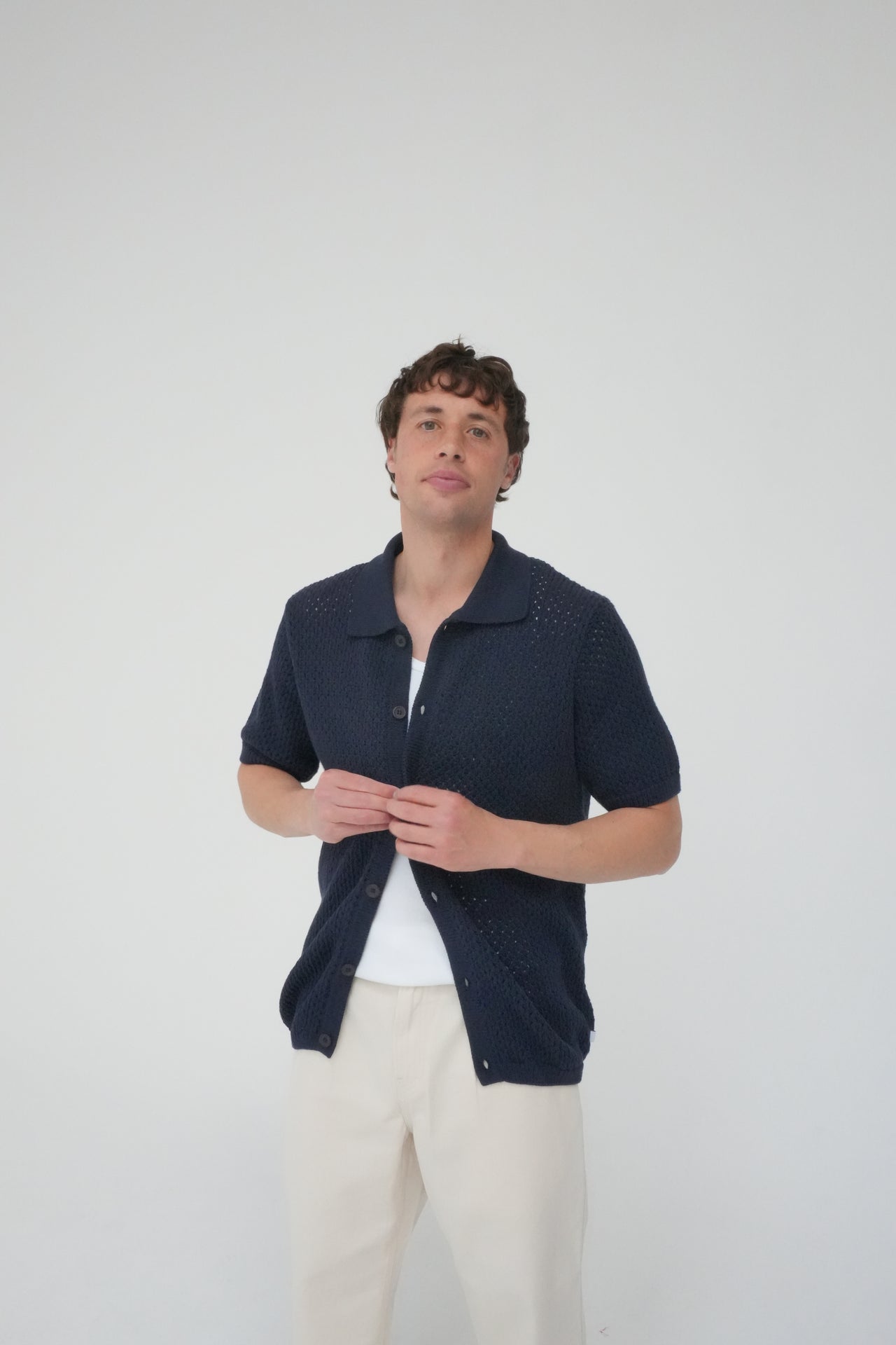 CROCHET KNIT SHIRT BY ARTE ANTWERP