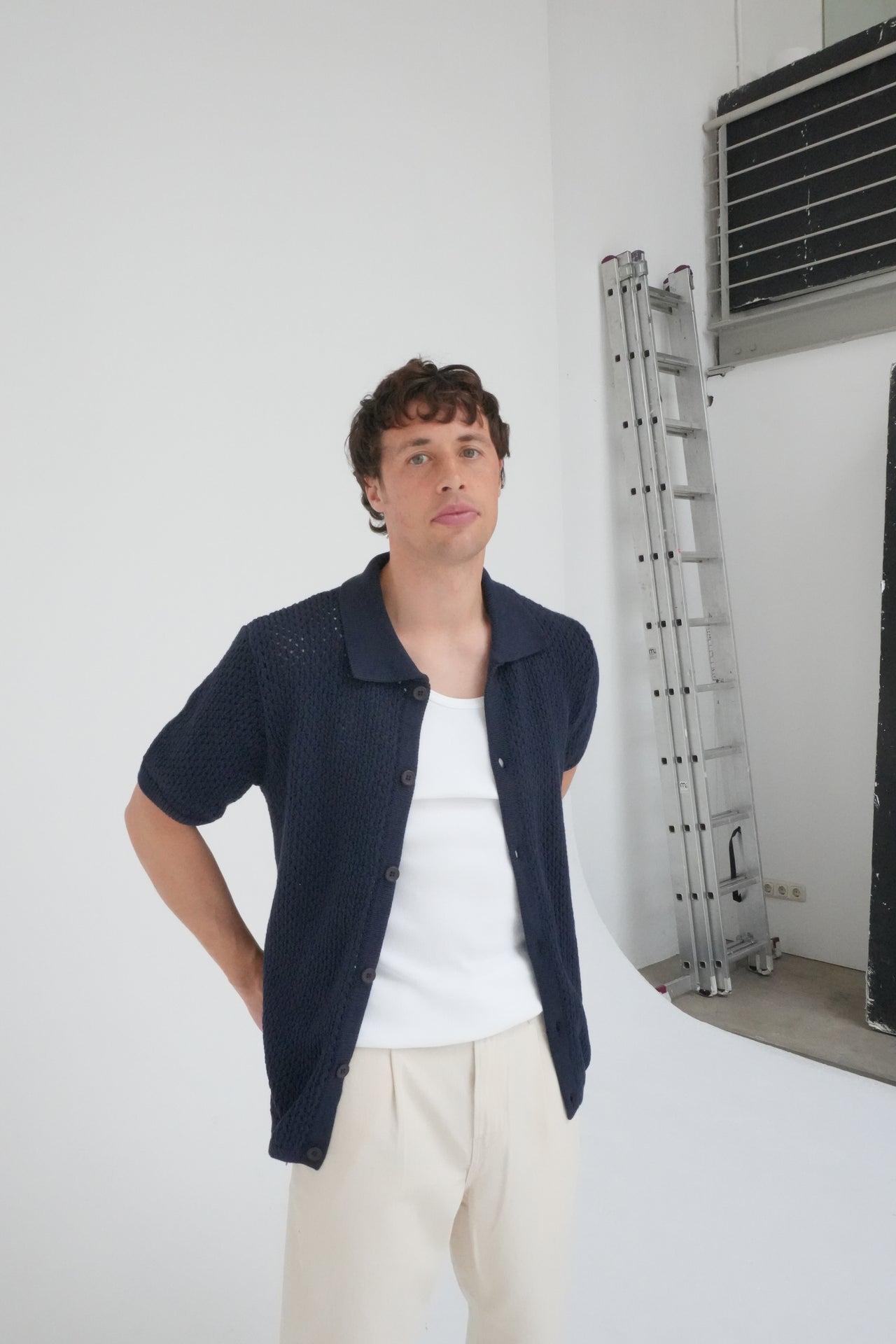 CROCHET KNIT SHIRT BY ARTE ANTWERP