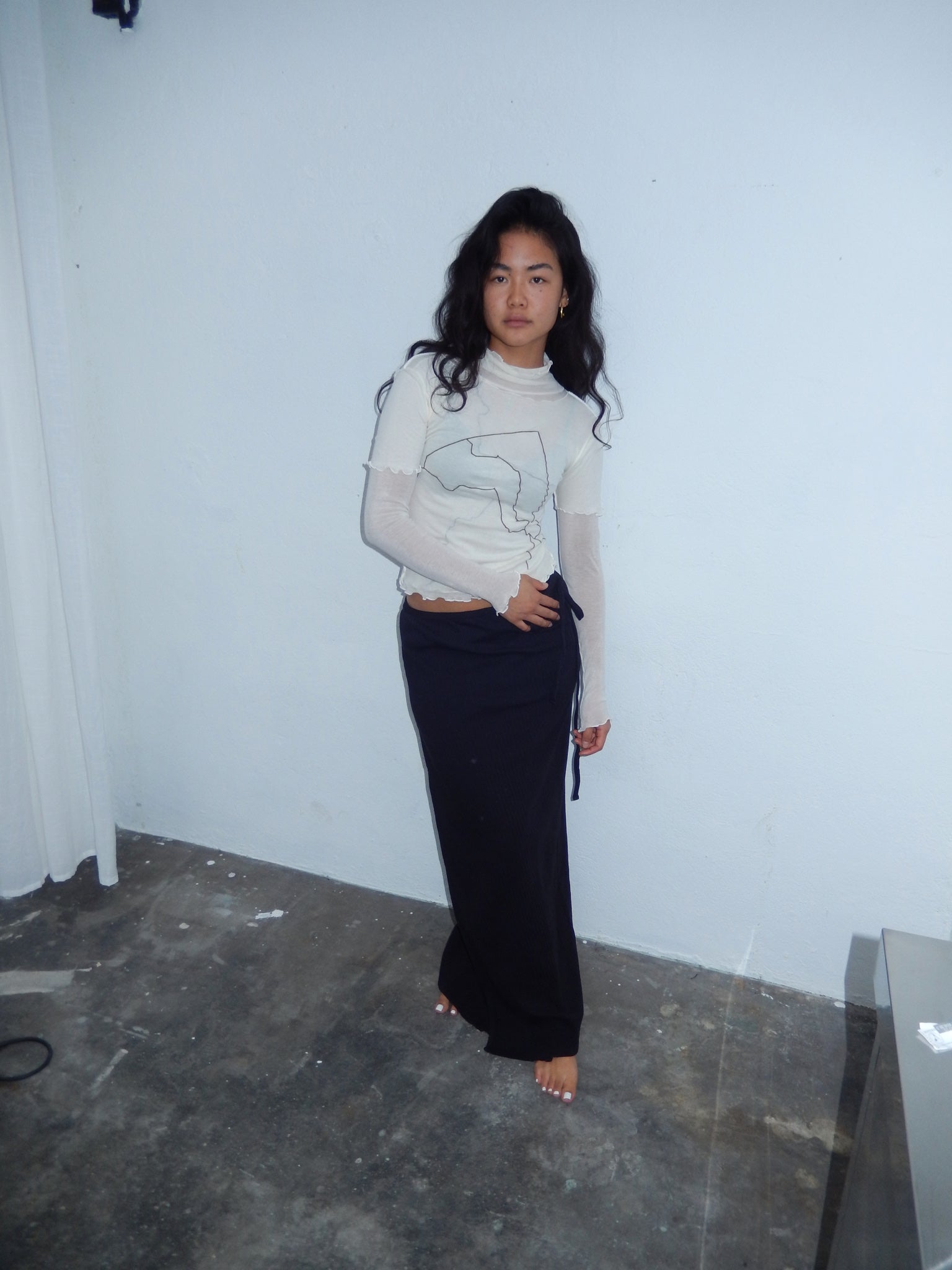 Baserange Rib Skirt, Sustainable made in France