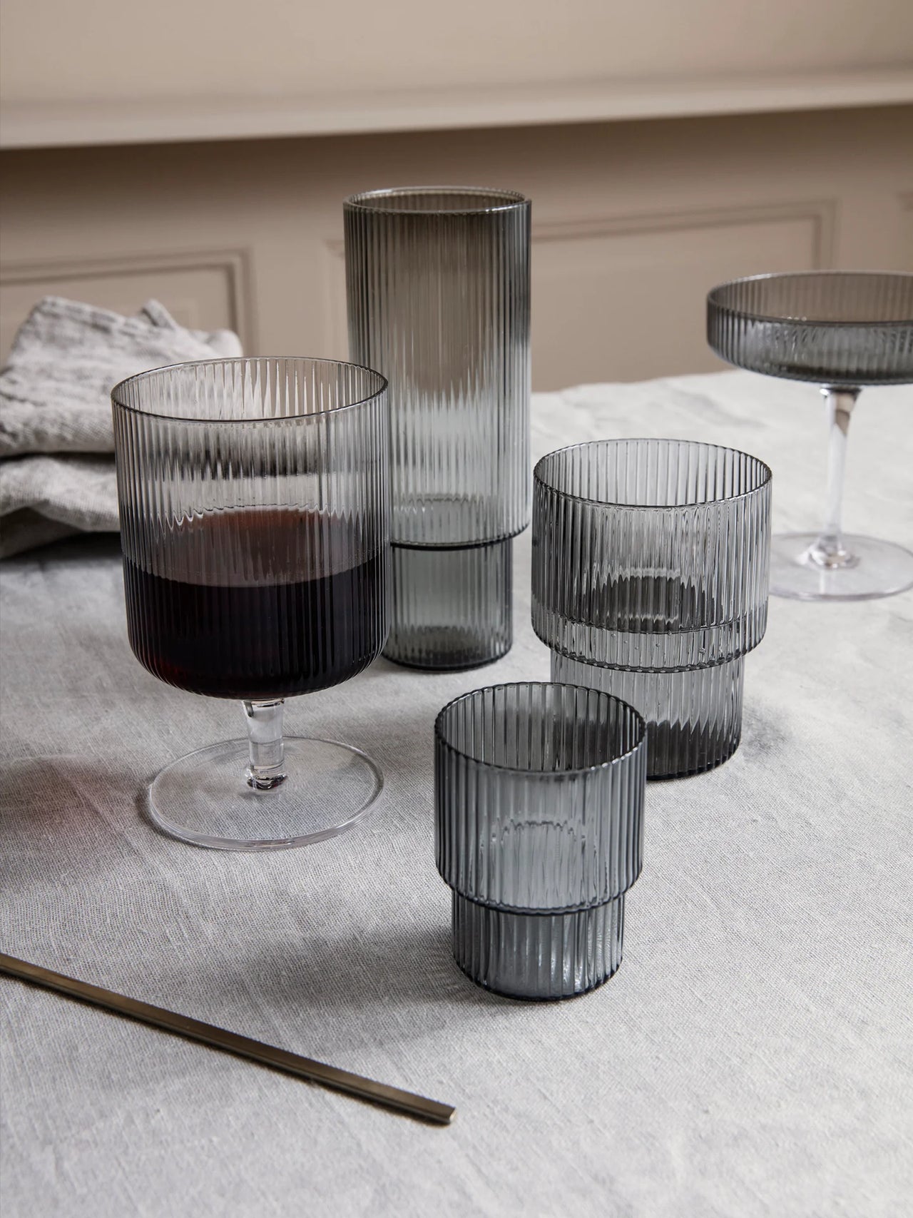 RIPPLE GLASS BY FERM LIVING