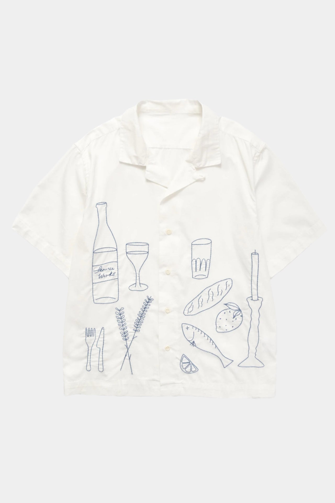 LIGHT TWILL PICNIC SHORT SLEEVE SHIRT BY SERVICE WORKS