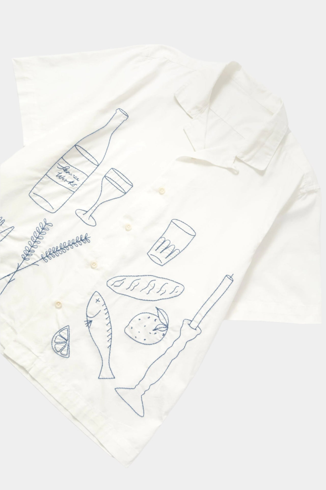 LIGHT TWILL PICNIC SHORT SLEEVE SHIRT BY SERVICE WORKS