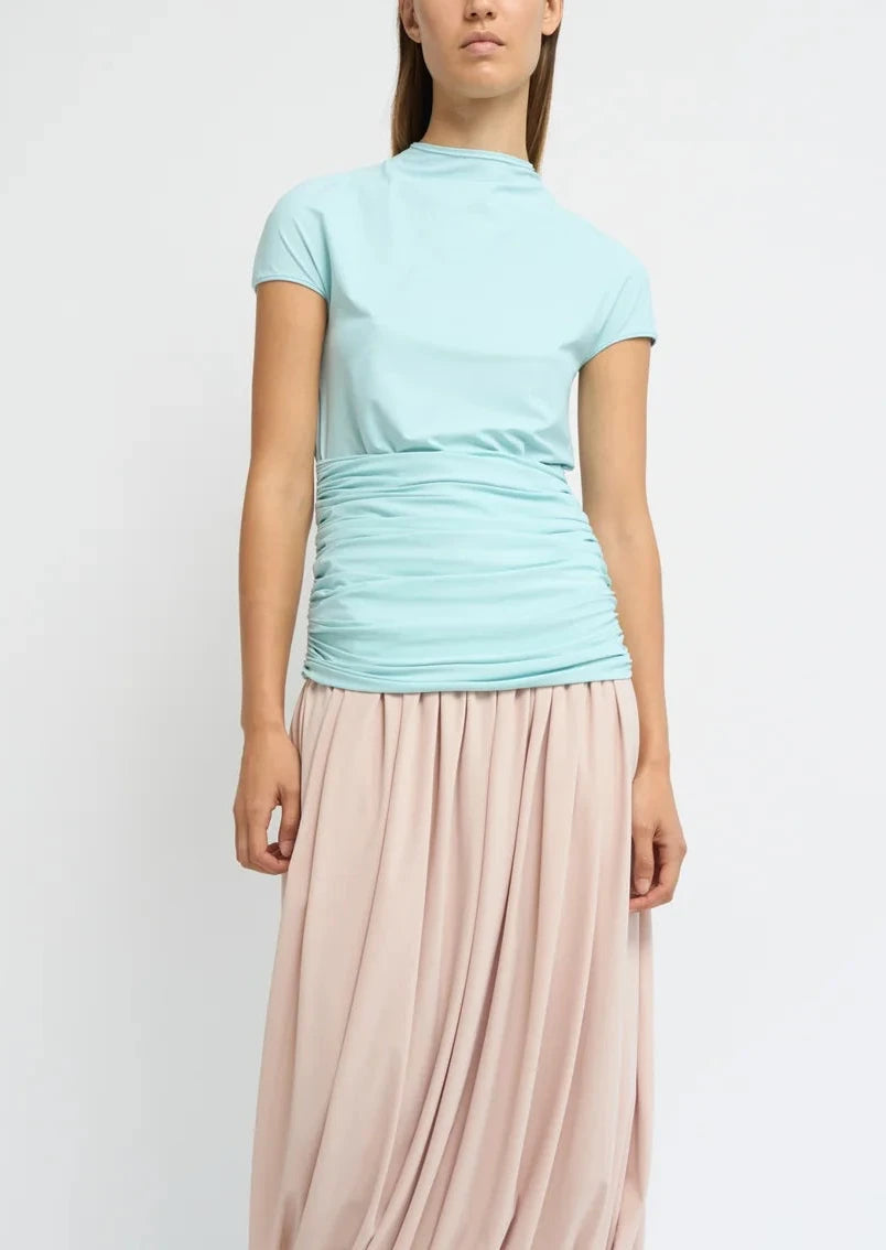 GATHERED WAIST TOP BY REYÈM