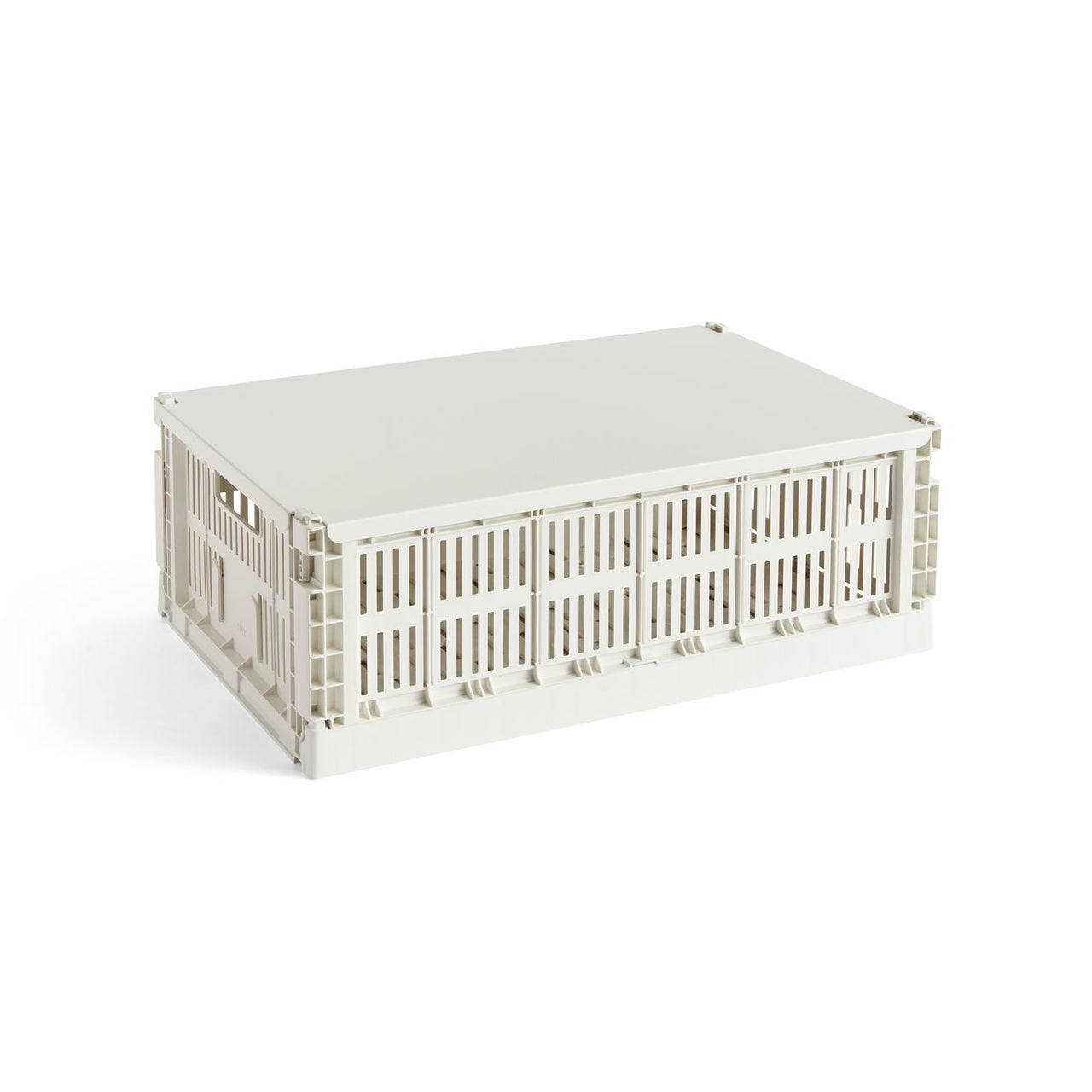 COLOUR CRATE LID IN OFF WHITE BY HAY, SIZE L