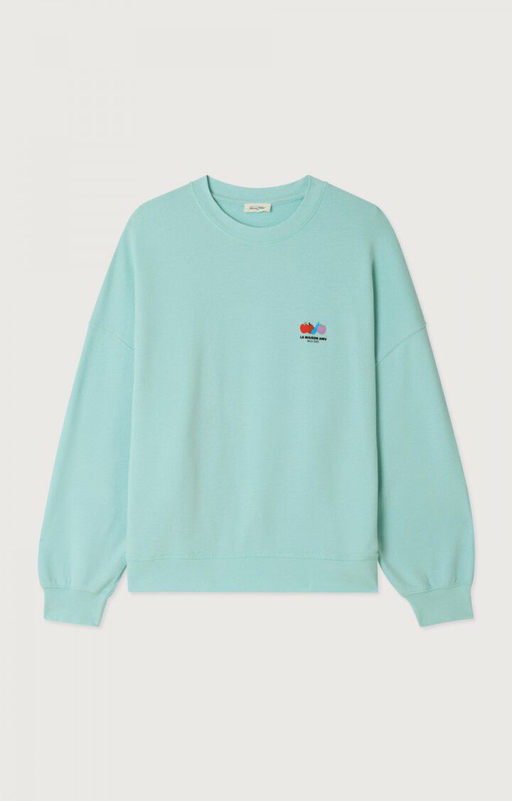 ATUBAY SWEATER IN VERT CRYSTAL BY AMERICAN VINTAGE