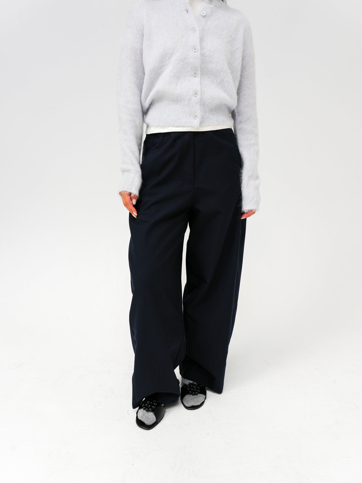 AYANY PANTS IN NAVY BY AMERICAN VINTAGE