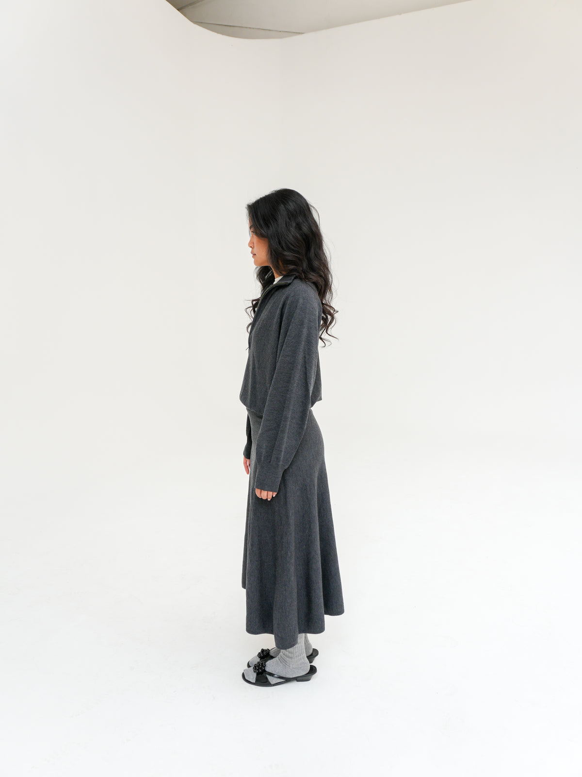 THERES skirt in anthra by Drykorn