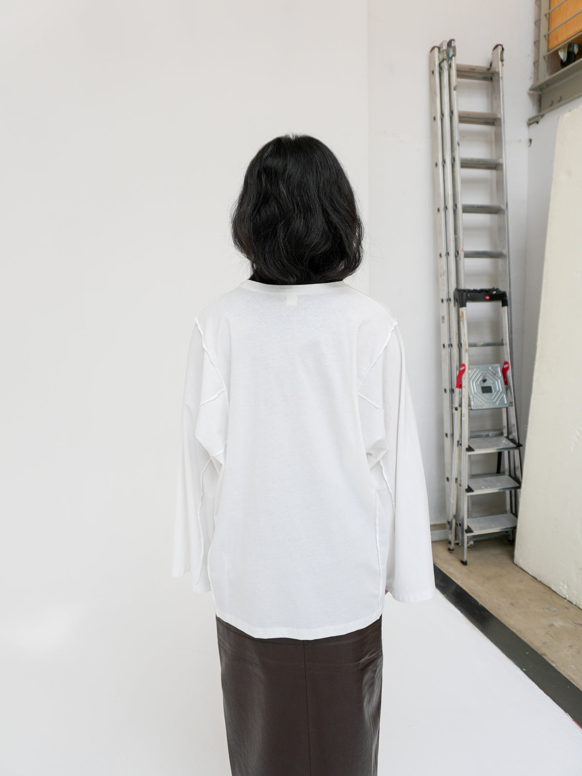 POI LONGSLEEVE IN WHITE BY BASERANGE