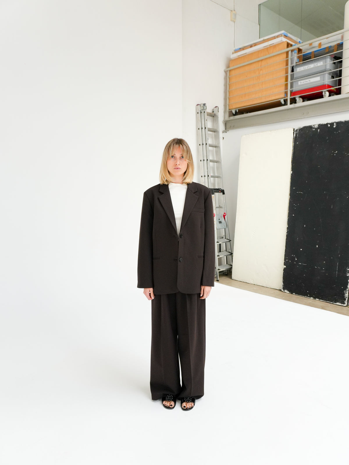 ARDOISE PANTS IN CHOCOLATE BY GRACE & MILA