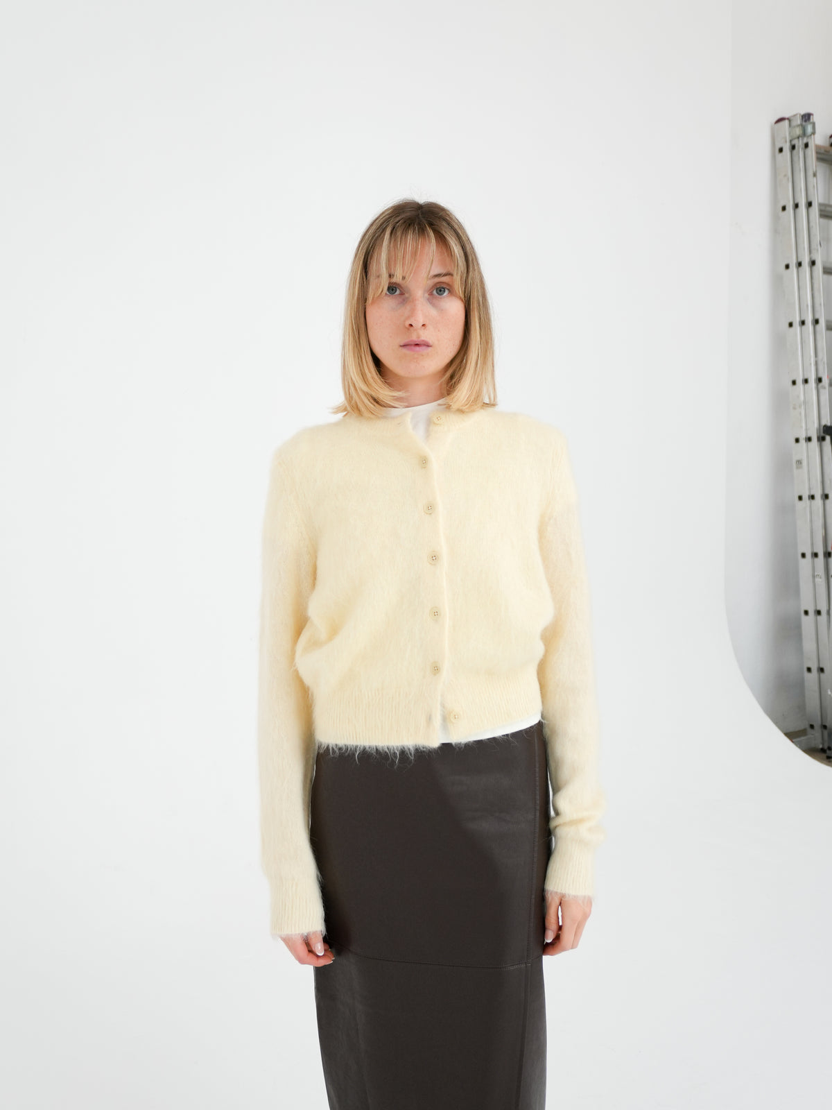 GLENNA CARDIGAN IN BUTTER BY DRYKORN