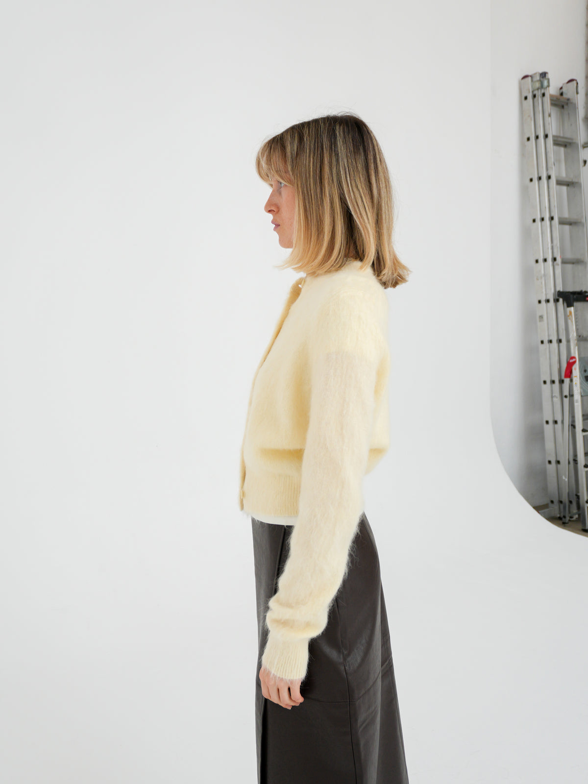 GLENNA CARDIGAN IN BUTTER BY DRYKORN