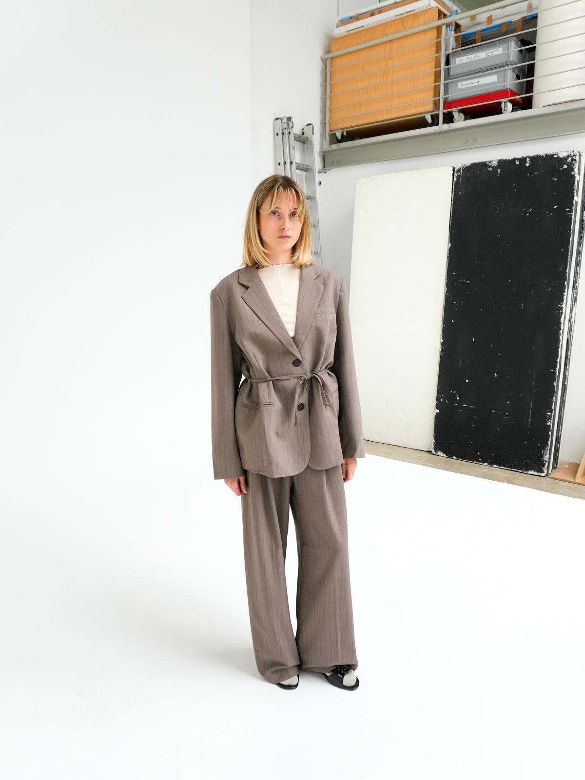 ARDOISE PANTS IN STRIPE BY GRACE & MILA