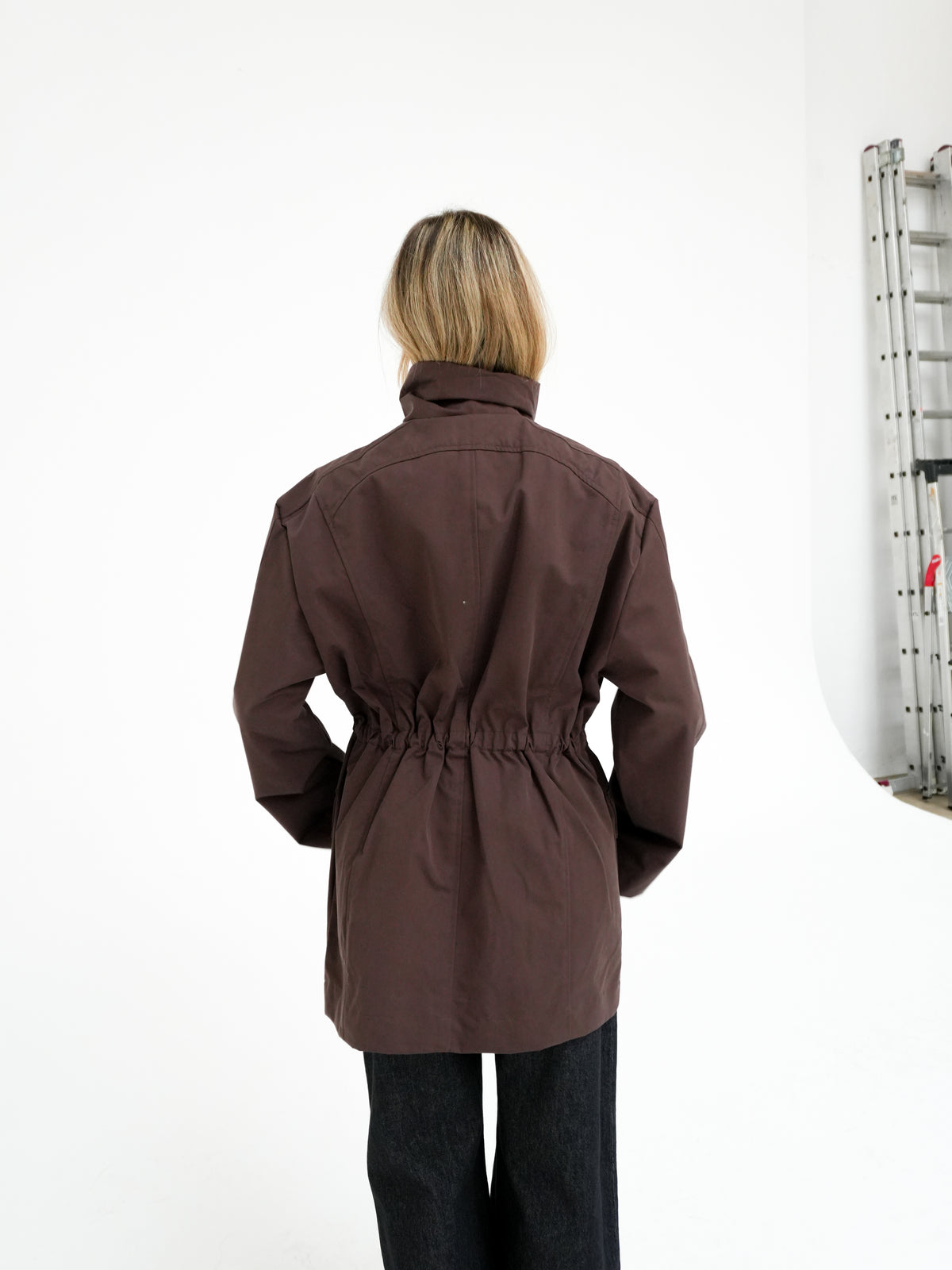 DORA JACKET IN JAVA BROWN BY WON HUNDRED