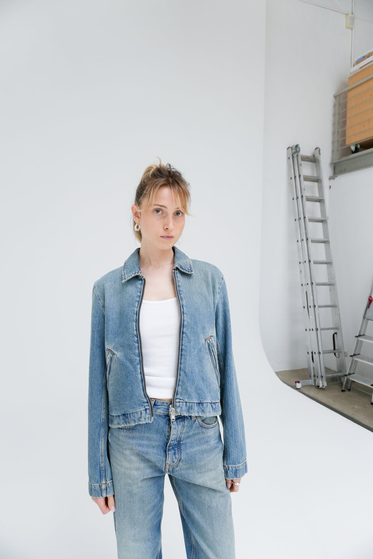 DALIA DENIM JACKET BY WON HUNDRED