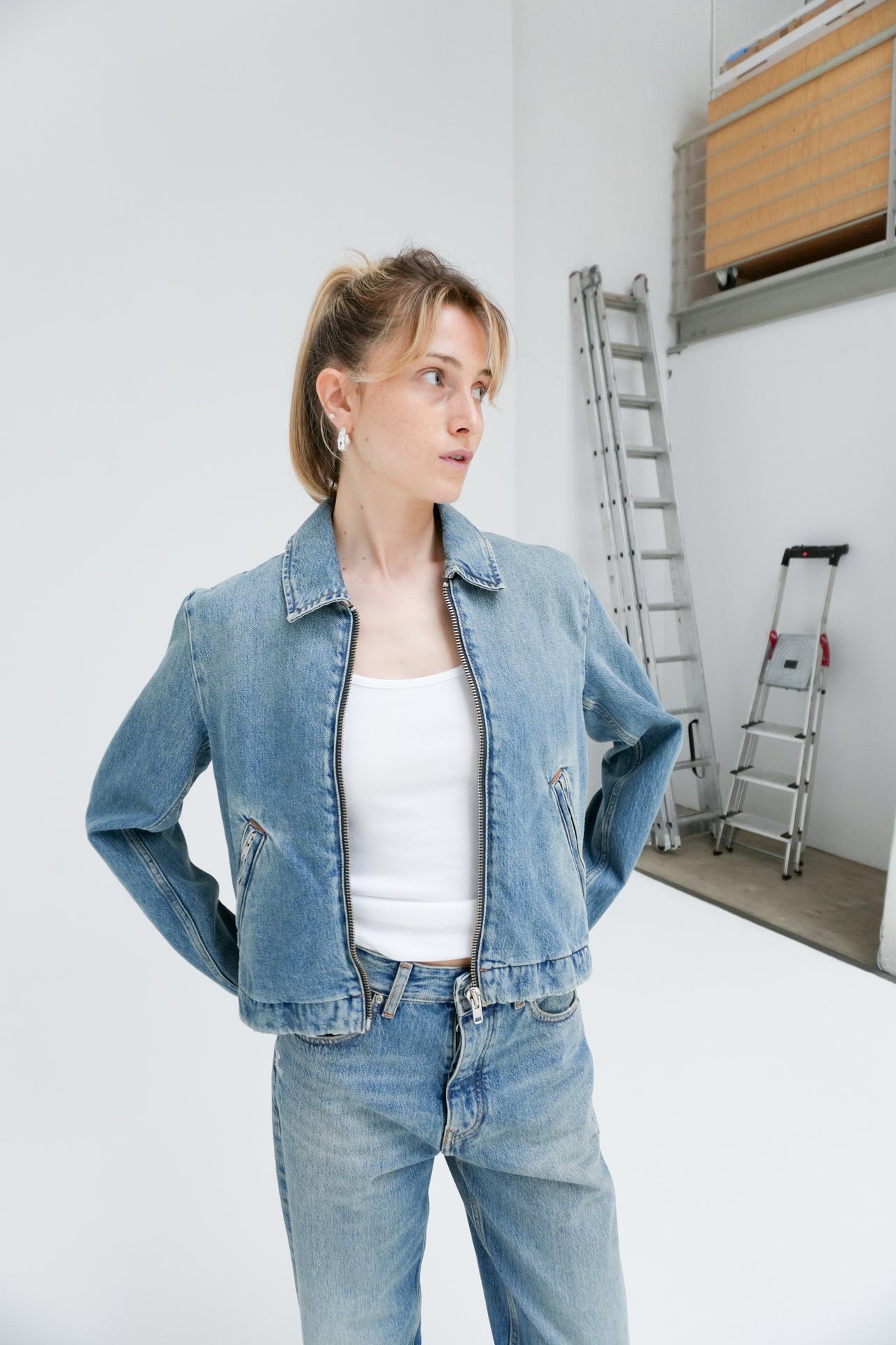 DALIA DENIM JACKET BY WON HUNDRED