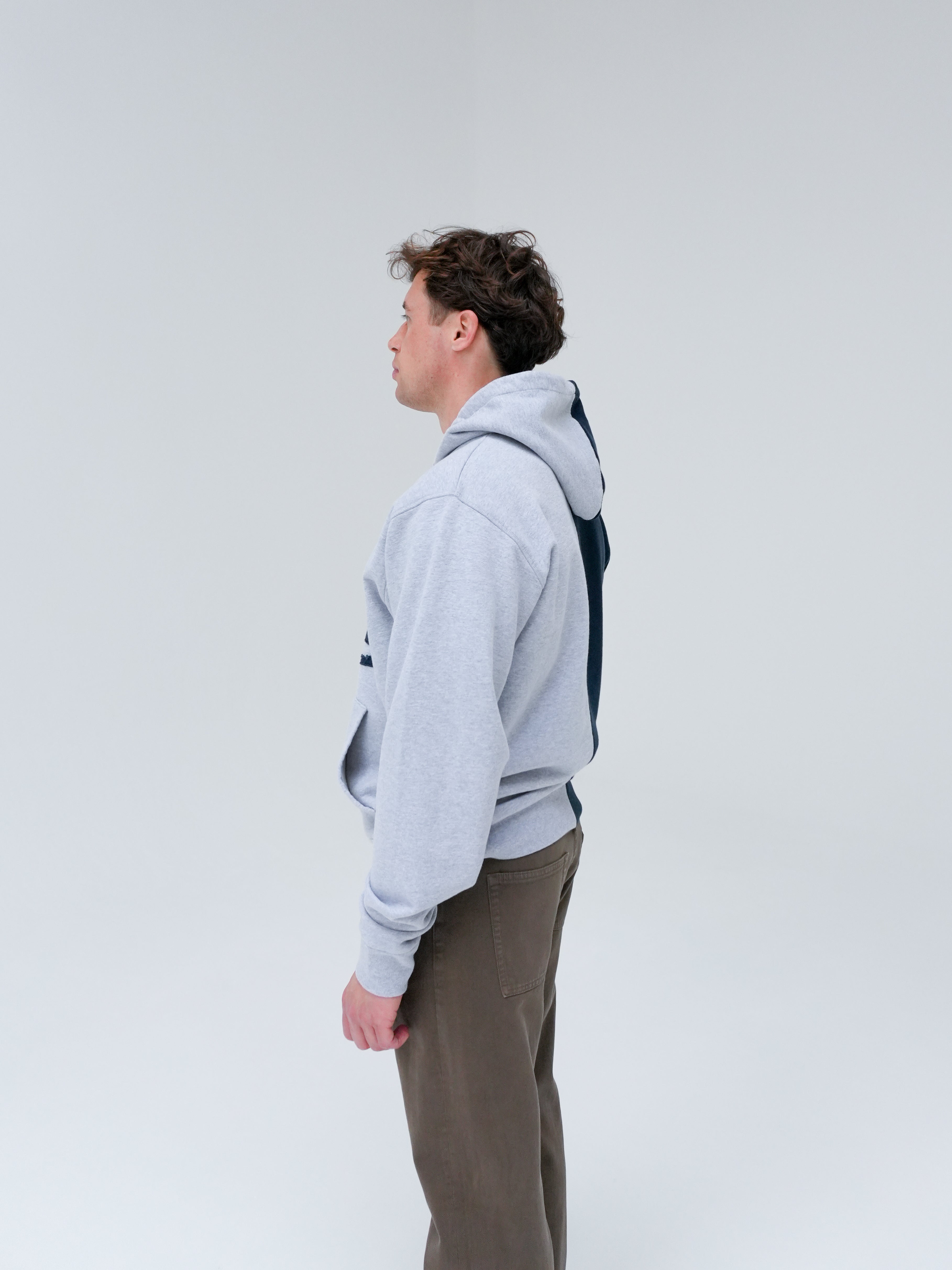 Split Patch Zip Hoodie by Arte Antwerp - AGI STORE