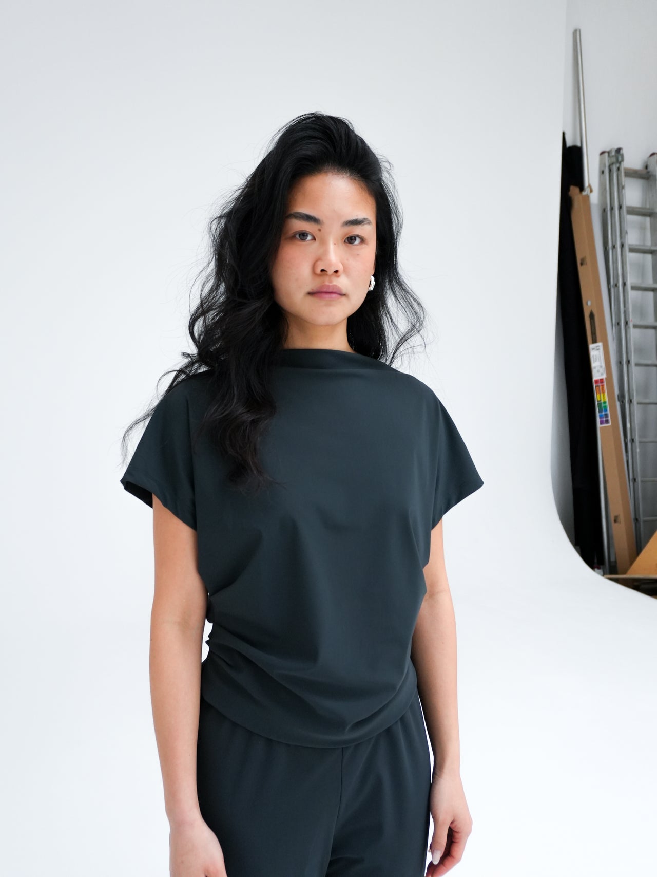 DRAPED TOP BY REYÉM