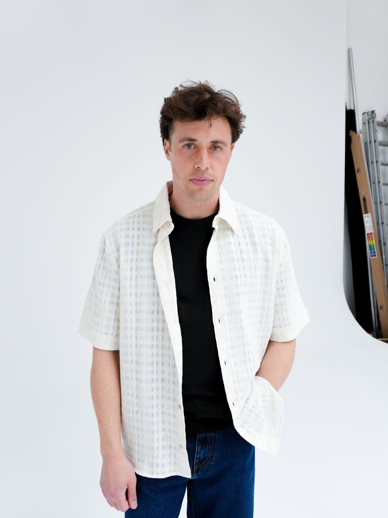 Daniel Shirt in Cannoli Cream by Won Hundred