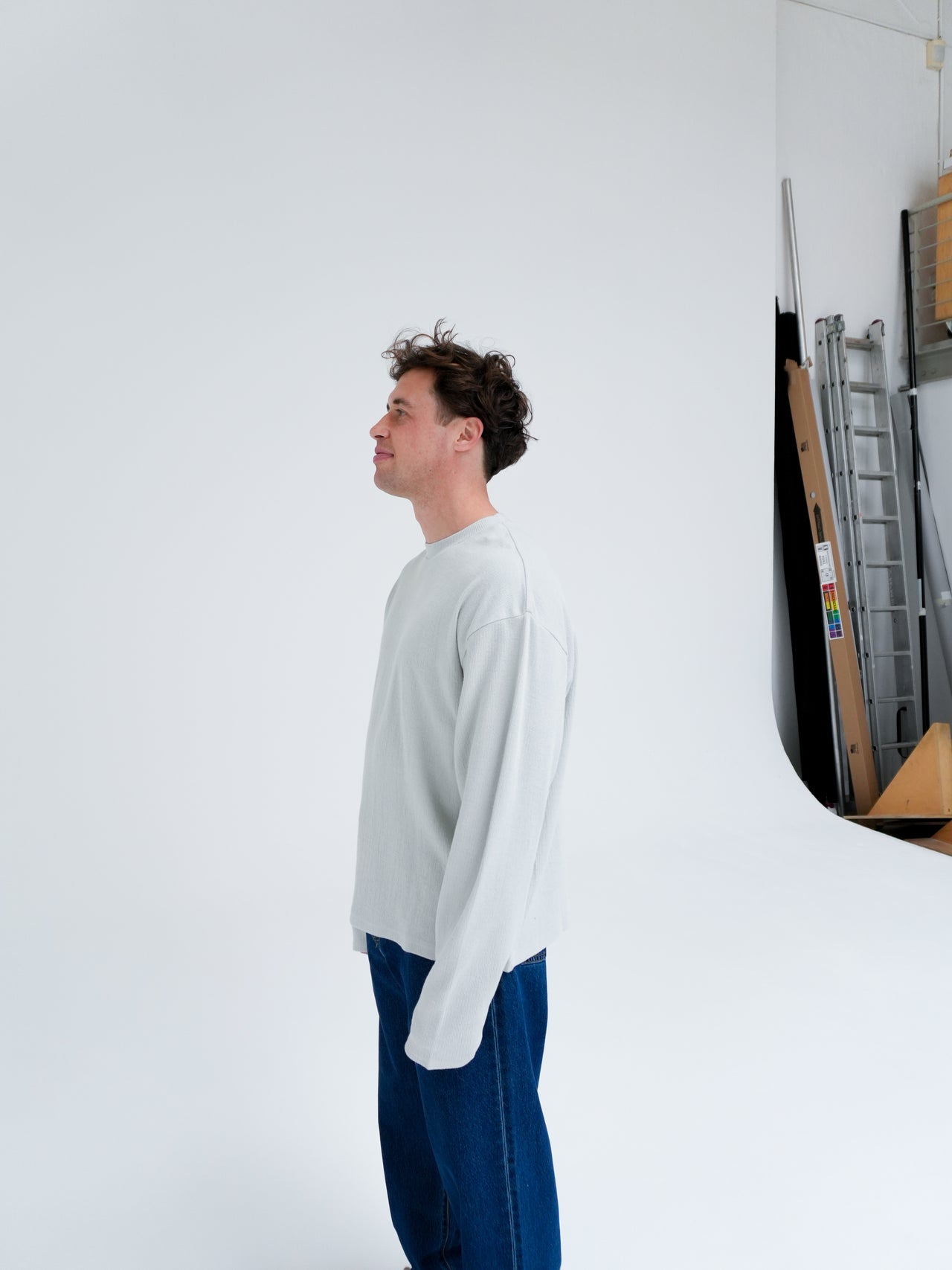 Steven Ls T-Shirt In Dawn Blue By Won Hundred