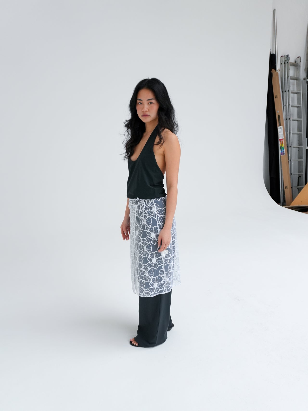 ALBA LONG SKIRT IN WHITE BY OPÉRA SPORT