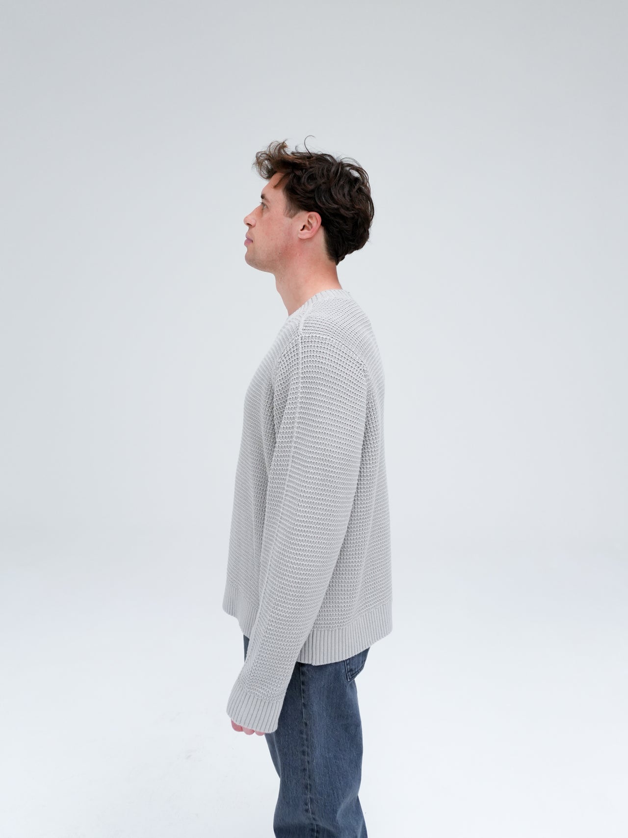 BENTLY KNIT SWEATER IN WARM GREY BY WON HUNDRED