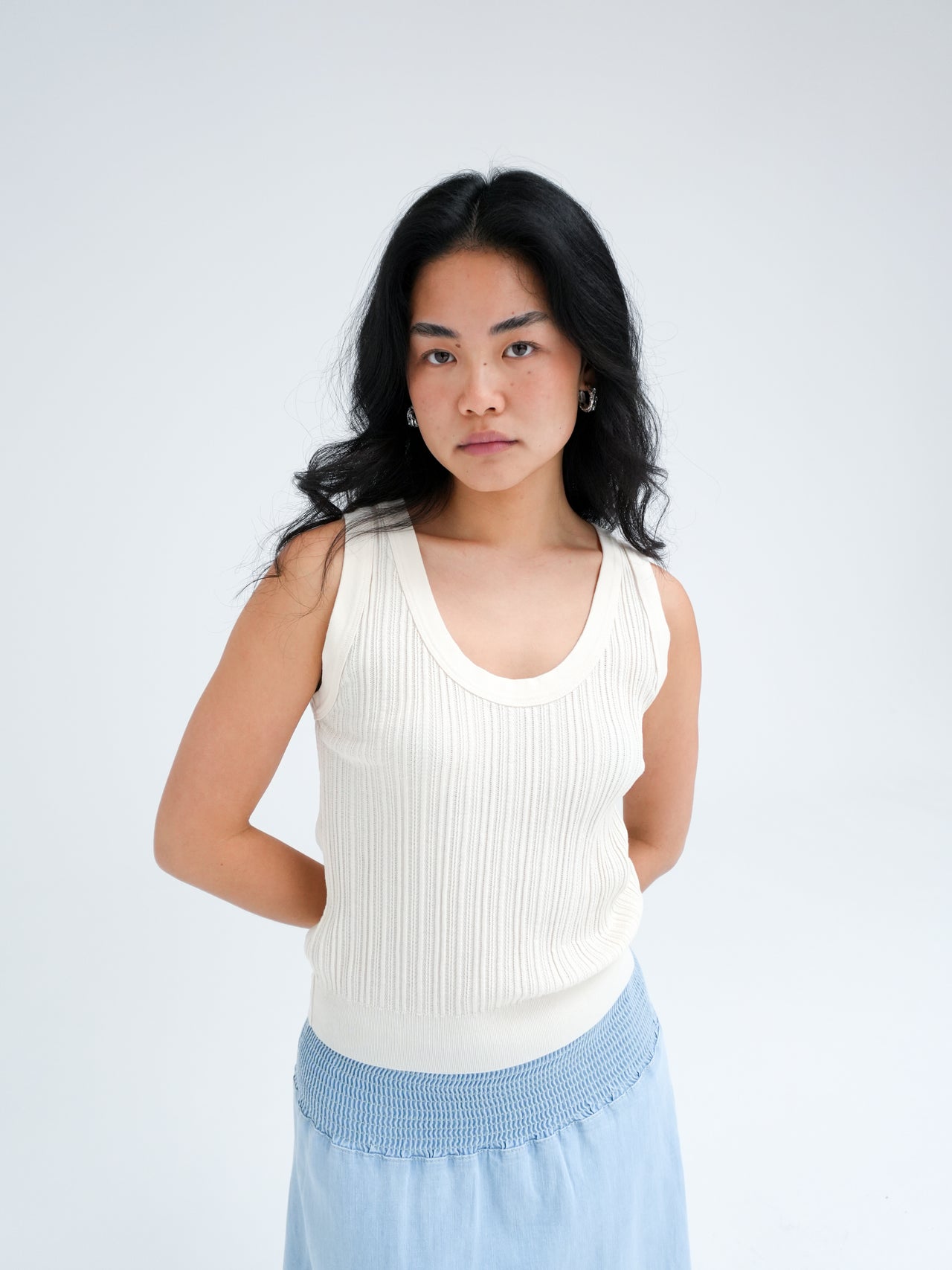 SULENA TOP IN ECRU BY Drykorn