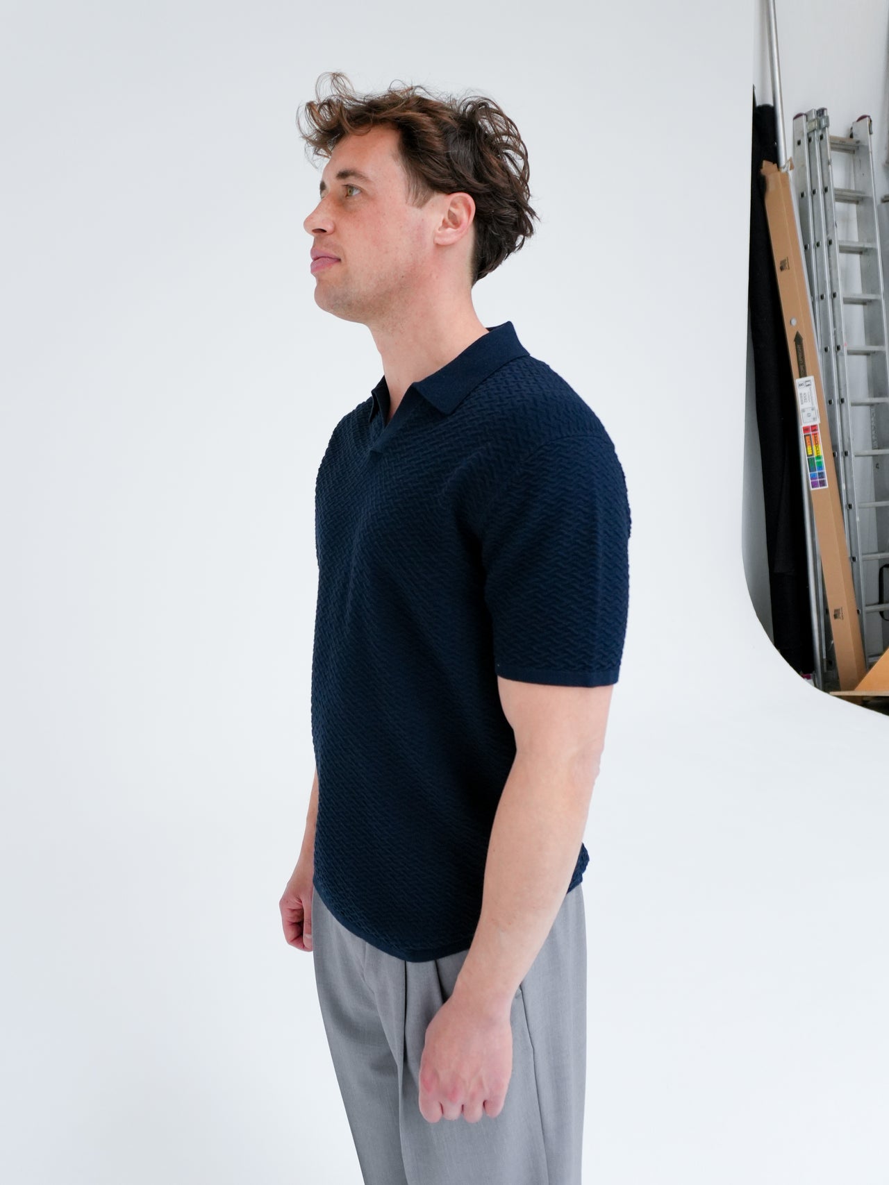 Paul Ss Knit In Navy Blue By NN07