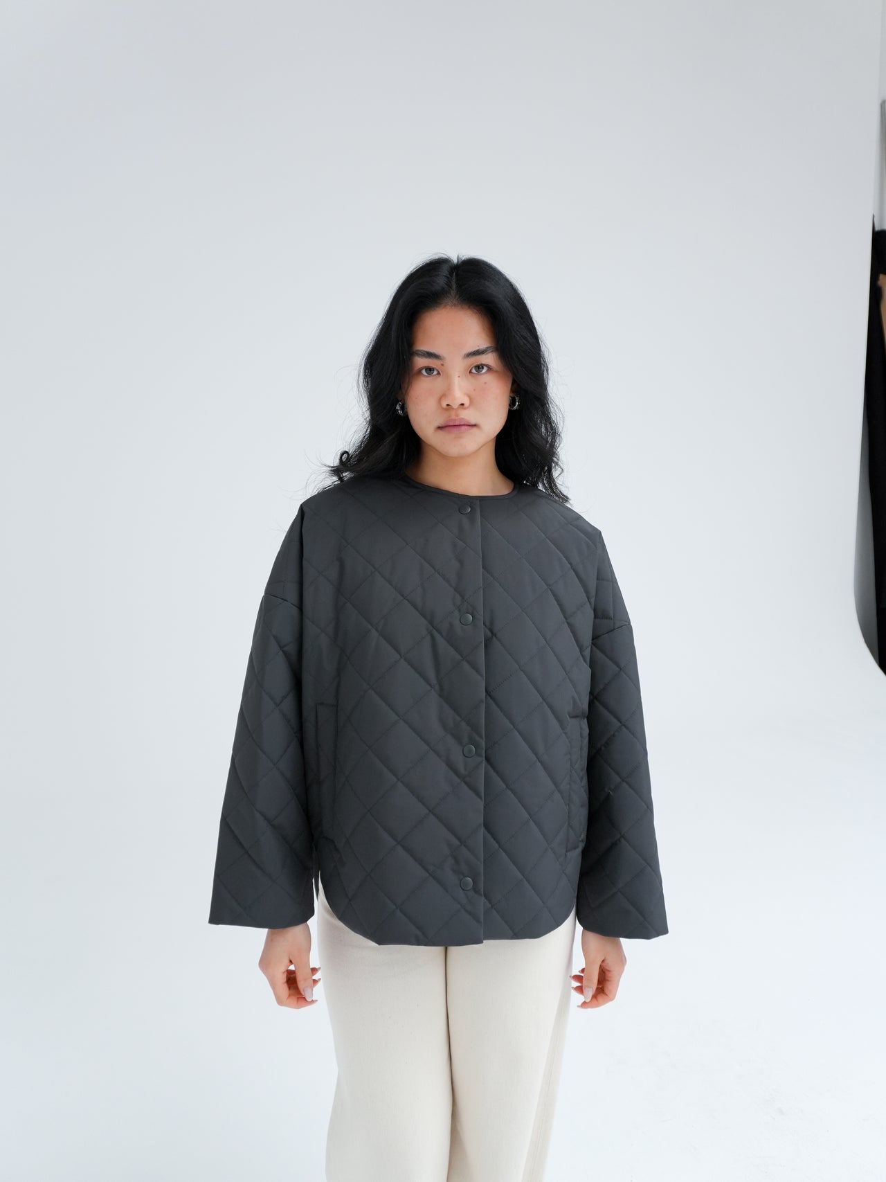 Mona Jacket In Faded Black By Embassy Of Bricks And Logs