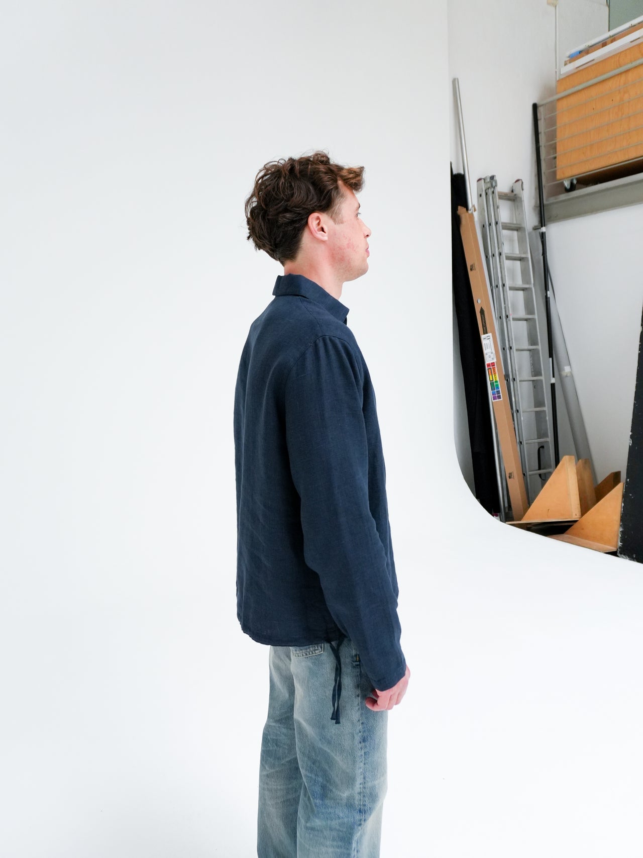 Linen Quarter Zip by Arte Antwerp