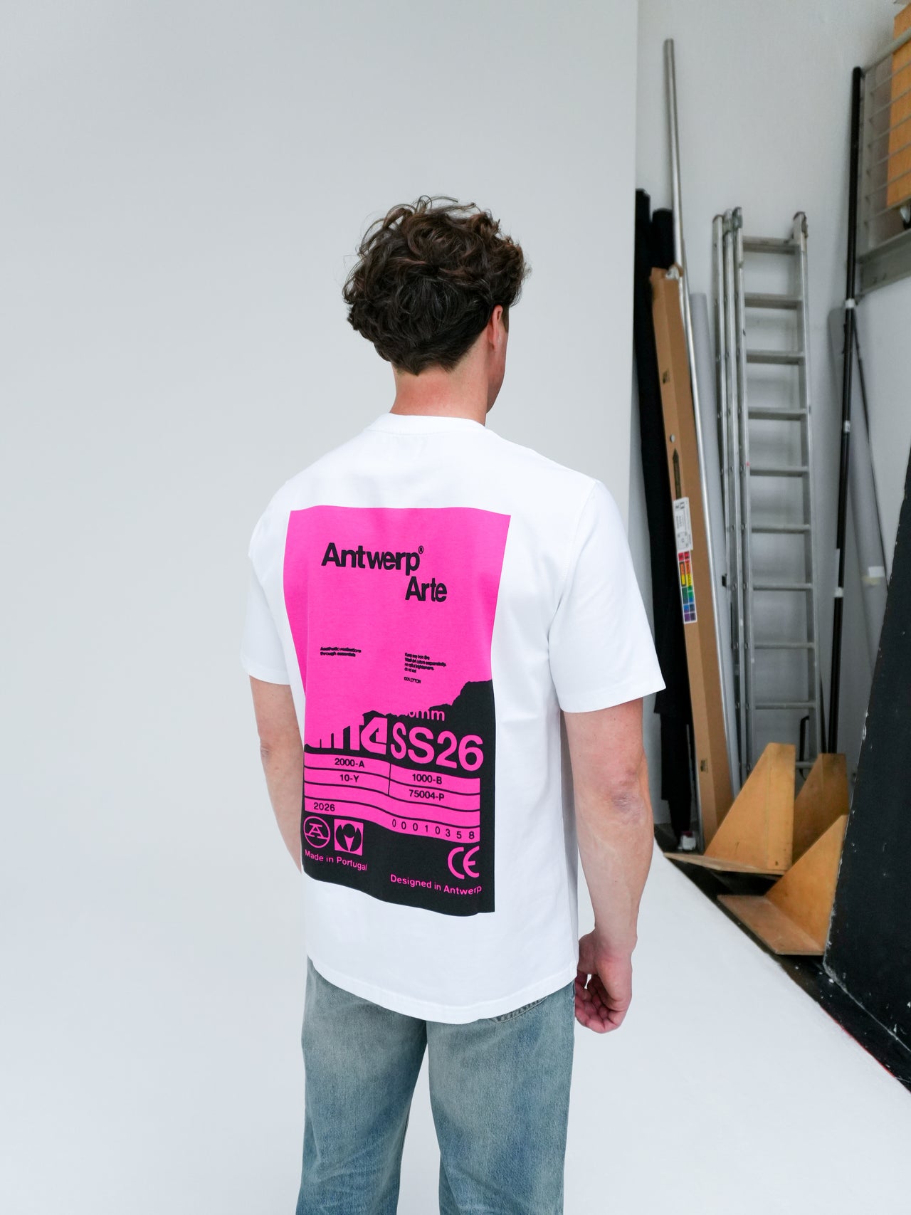 Back Poster T-Shirt by Arte Antwerp
