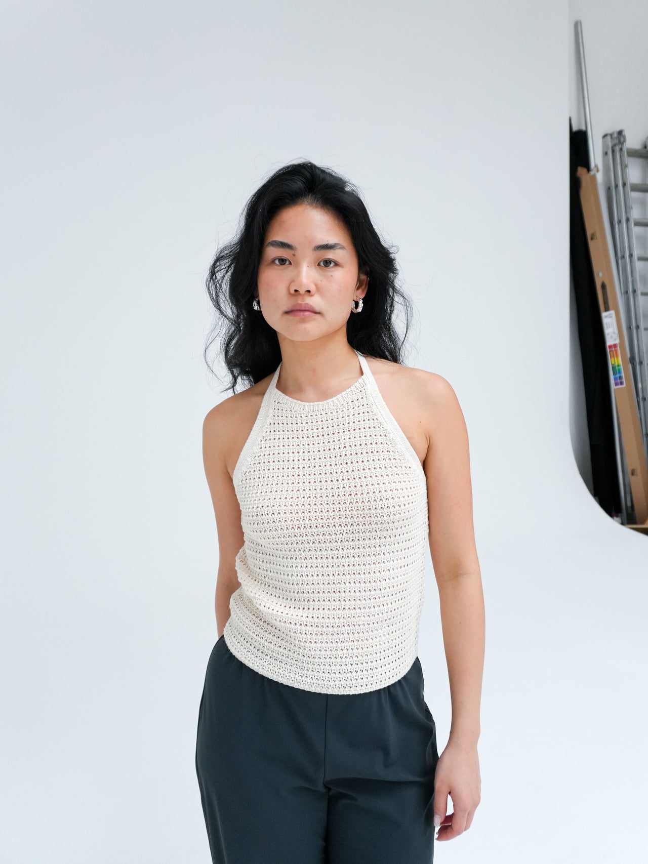 AKWY KNIT TOP IN ECRU BY DRYKORN
