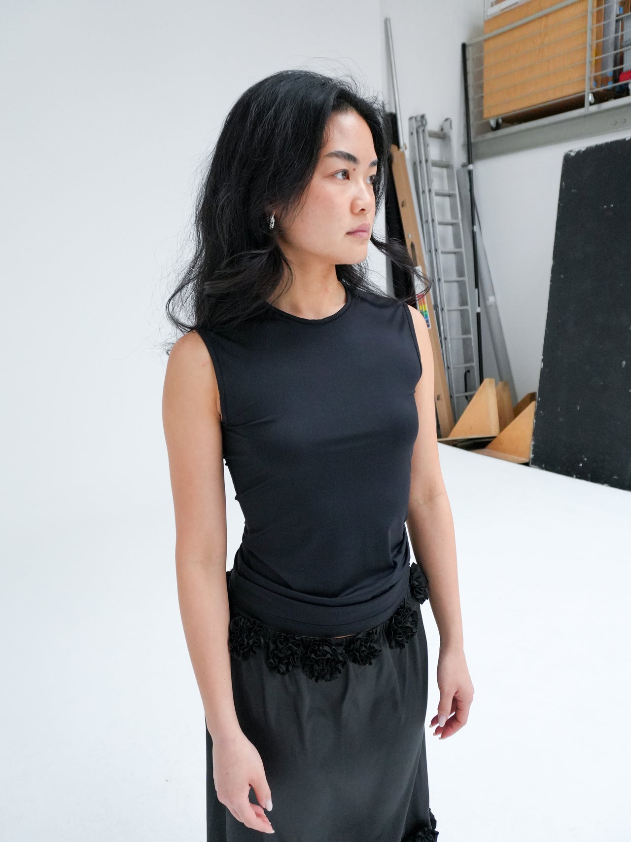 SECOND SKIN SLEEVELESS TANK TOP BY REYÈM