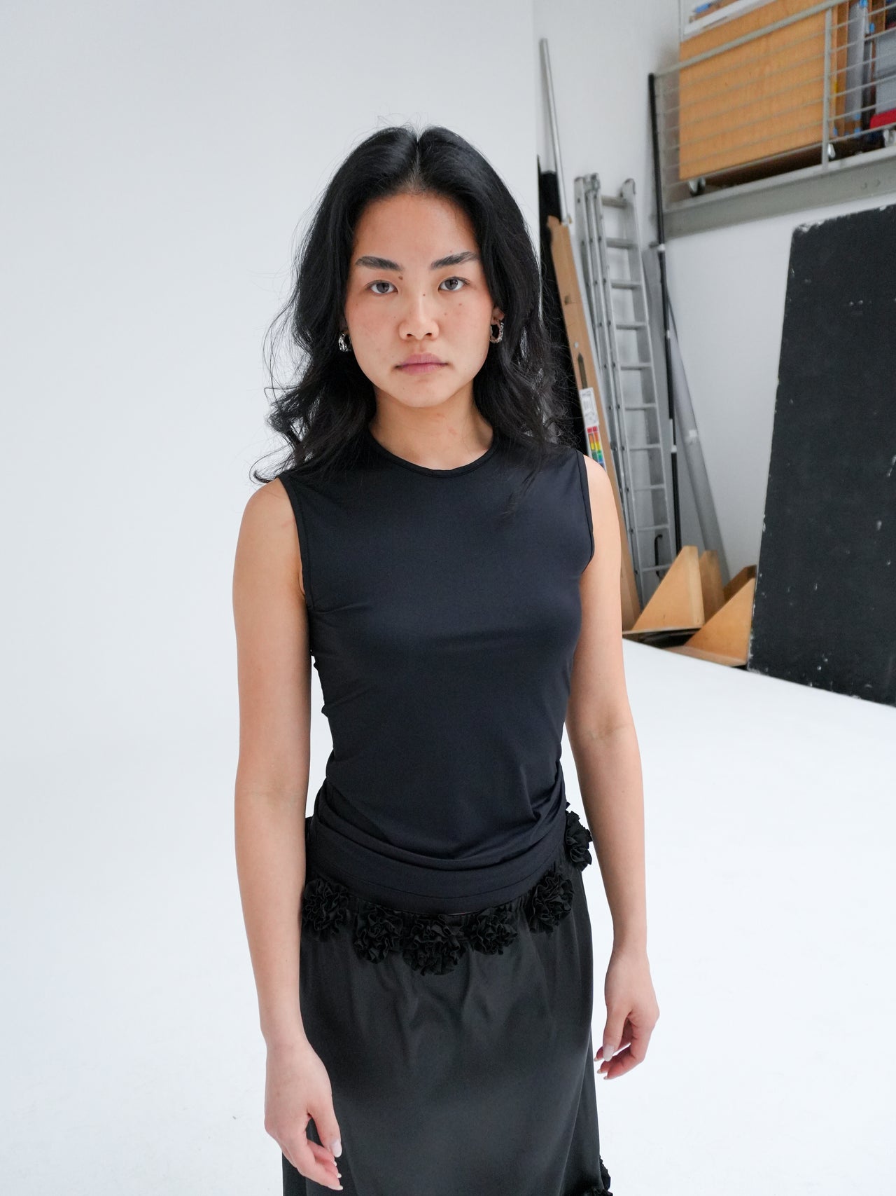 SECOND SKIN SLEEVELESS TANK TOP BY REYÈM