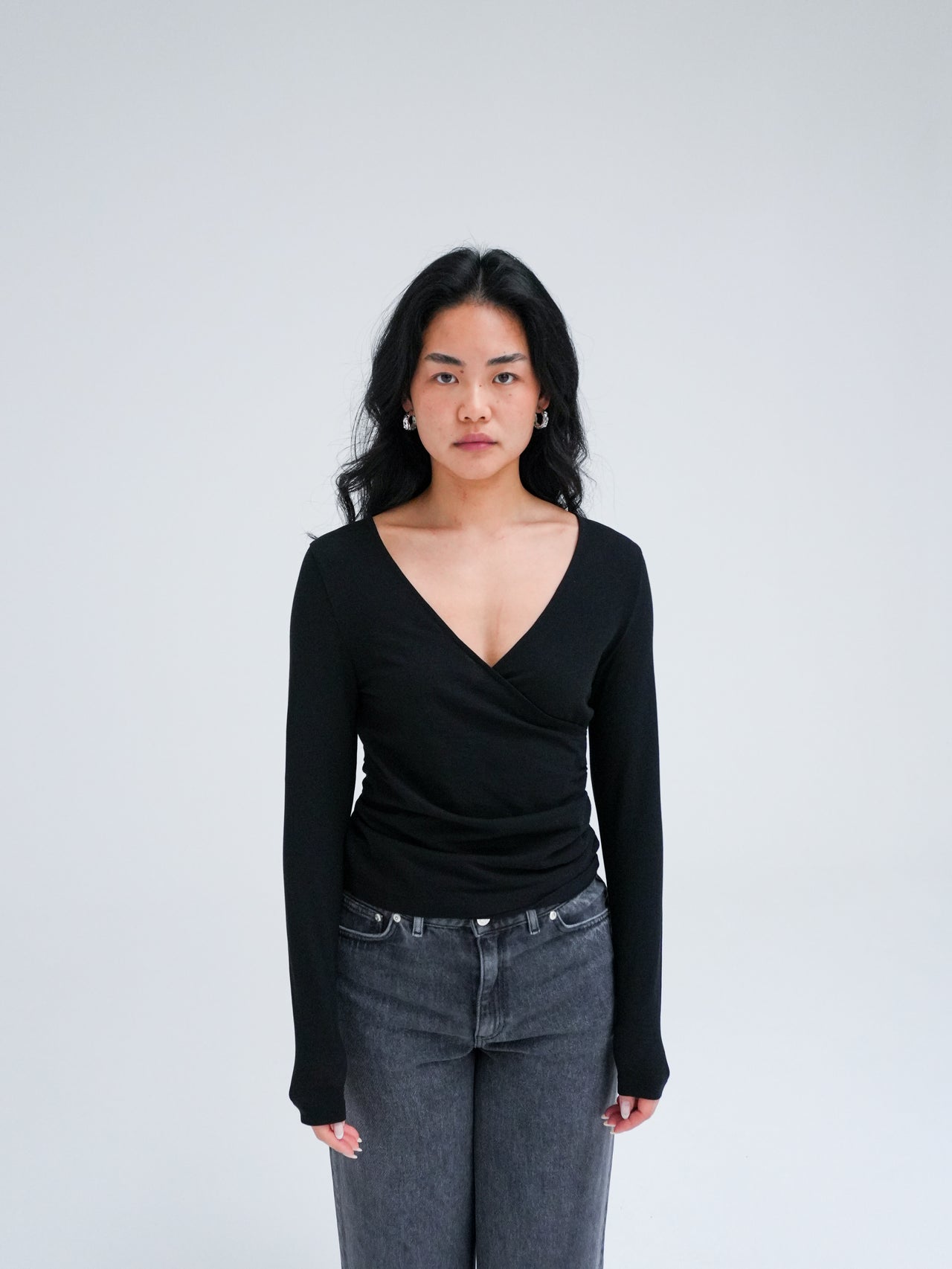 NYSSA WRAP LONGSLEEVE BY DRYKORN