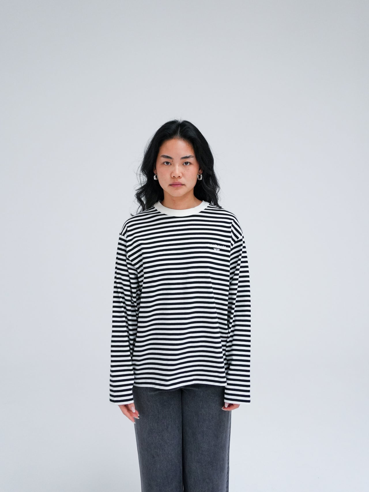 W' L/S EZRA STRIPE BY CARHARTT WIP