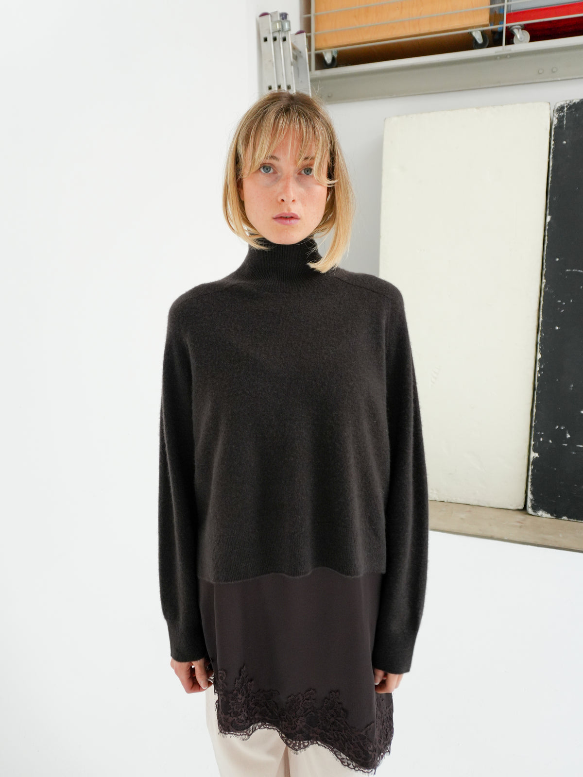 LYZIMA KNIT IN CHOCOLATE BROWN BY DRYKORN