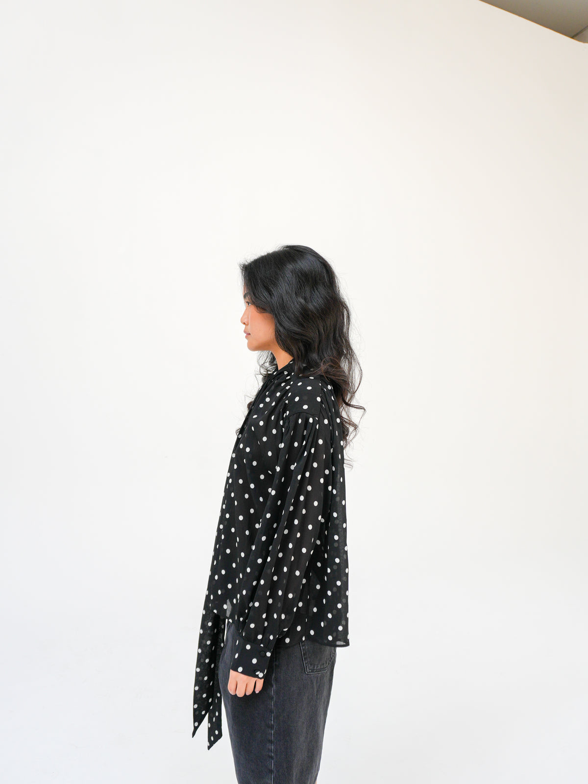 ANGELICA BLOUSE IN POLKA DOT BY GRACE & MILA