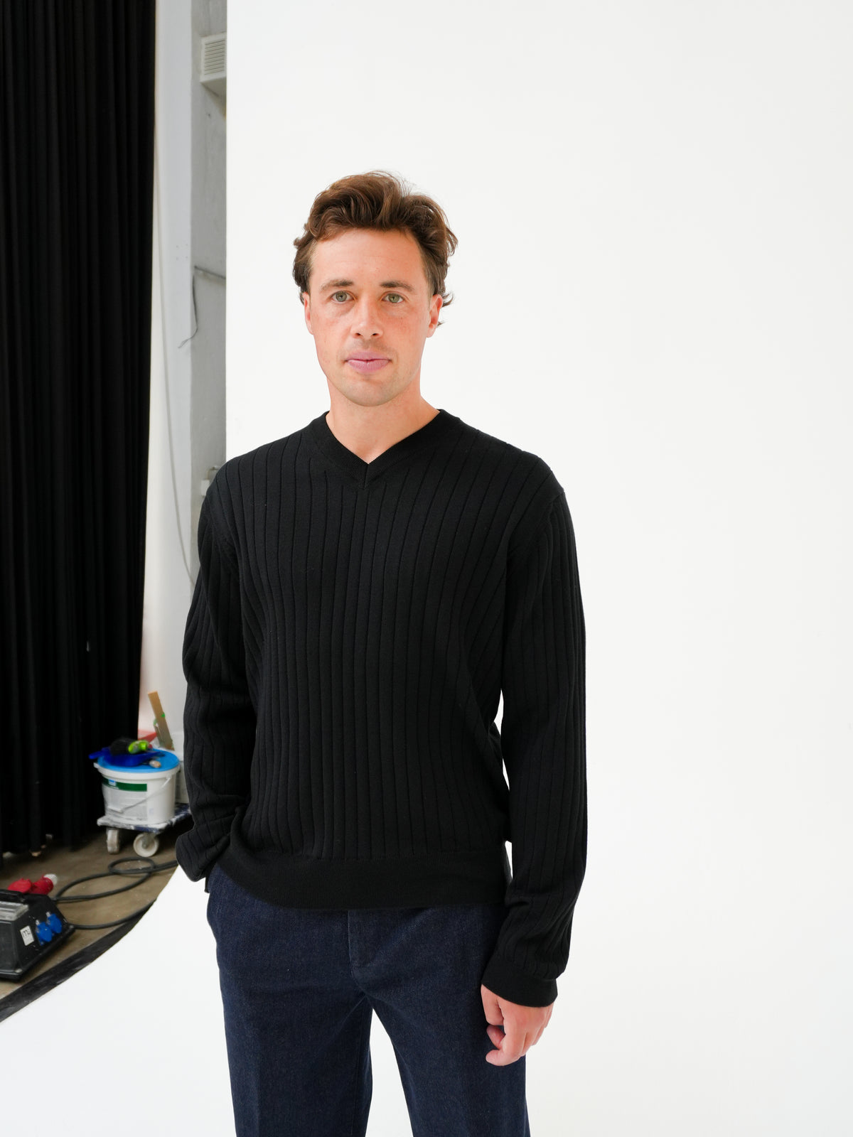 ANOTHER SWEATER 3.0 IN BLACK BY ANOTHER ASPECT