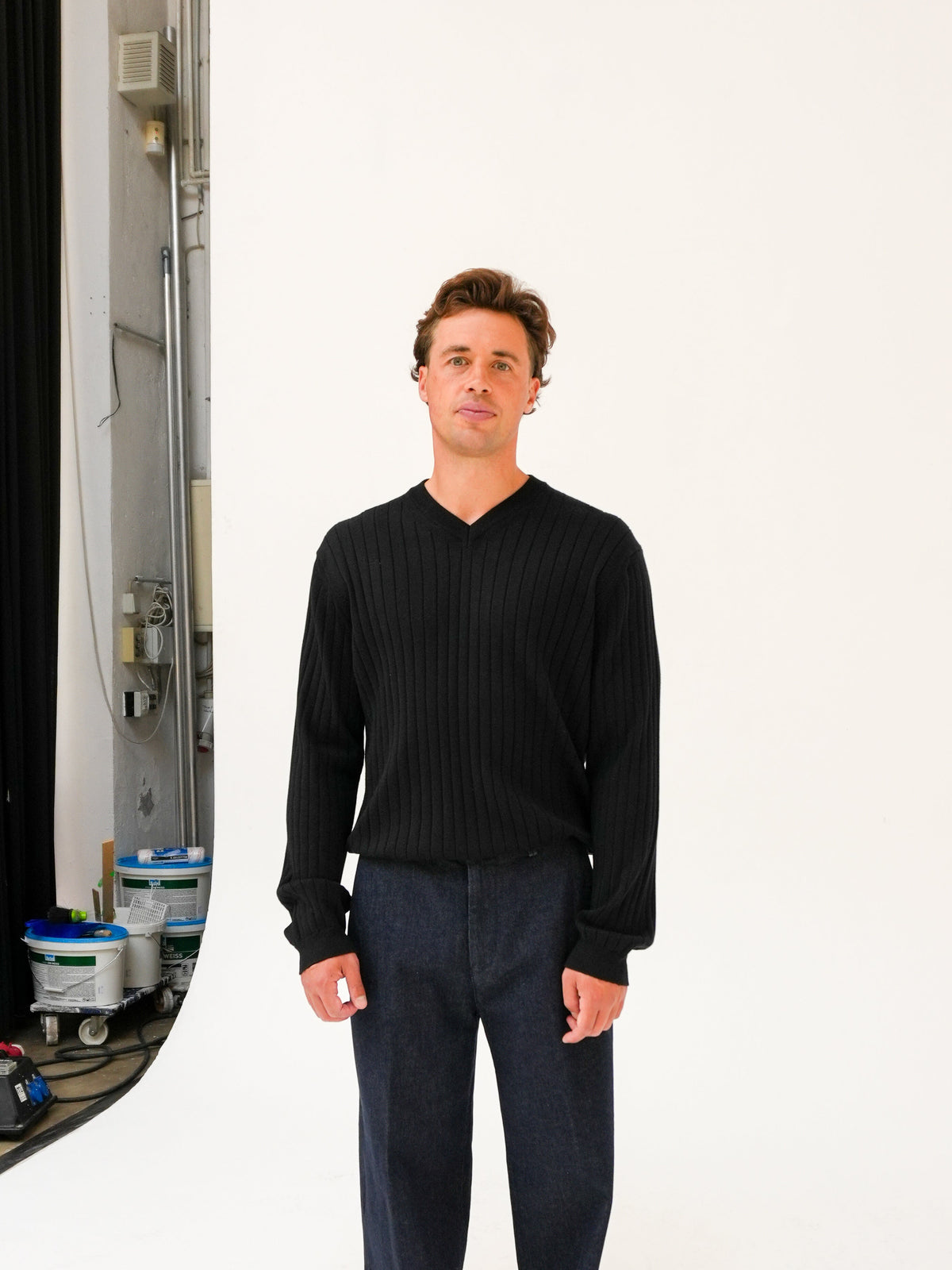 ANOTHER SWEATER 3.0 IN BLACK BY ANOTHER ASPECT