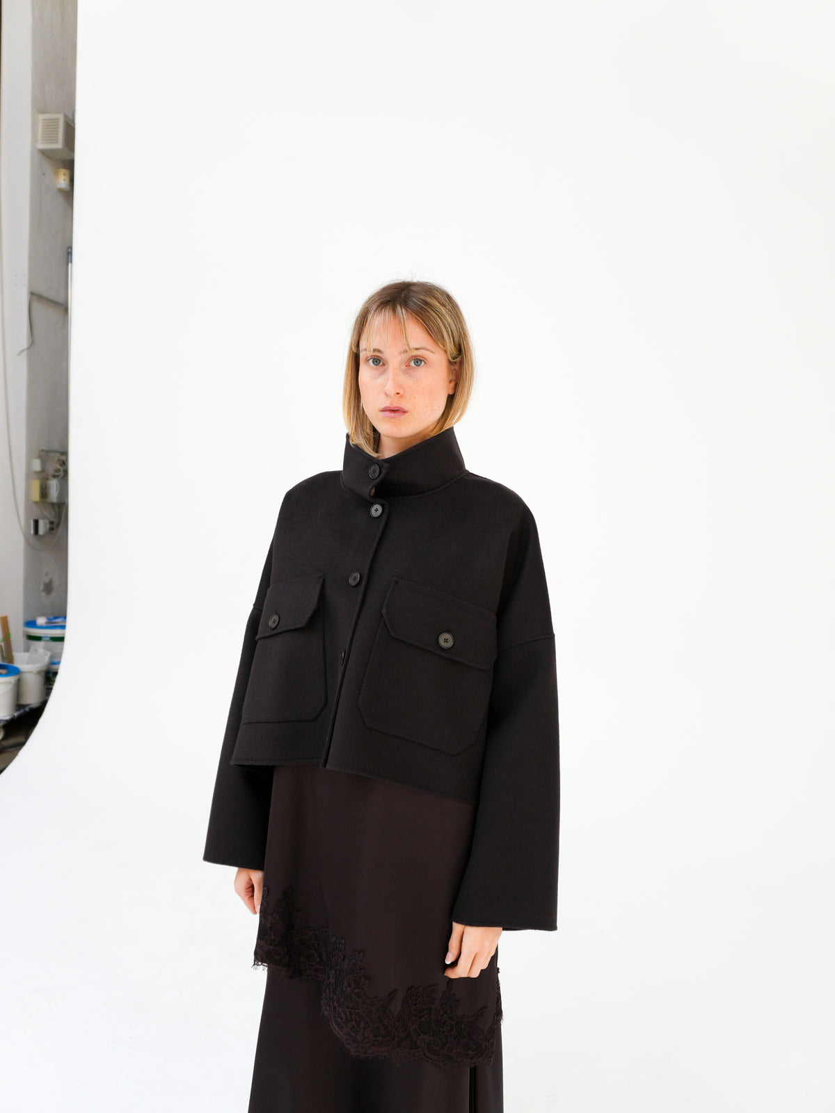 ARKLOW JACKET IN CHOCOLATE BROWN BY DRYKORN