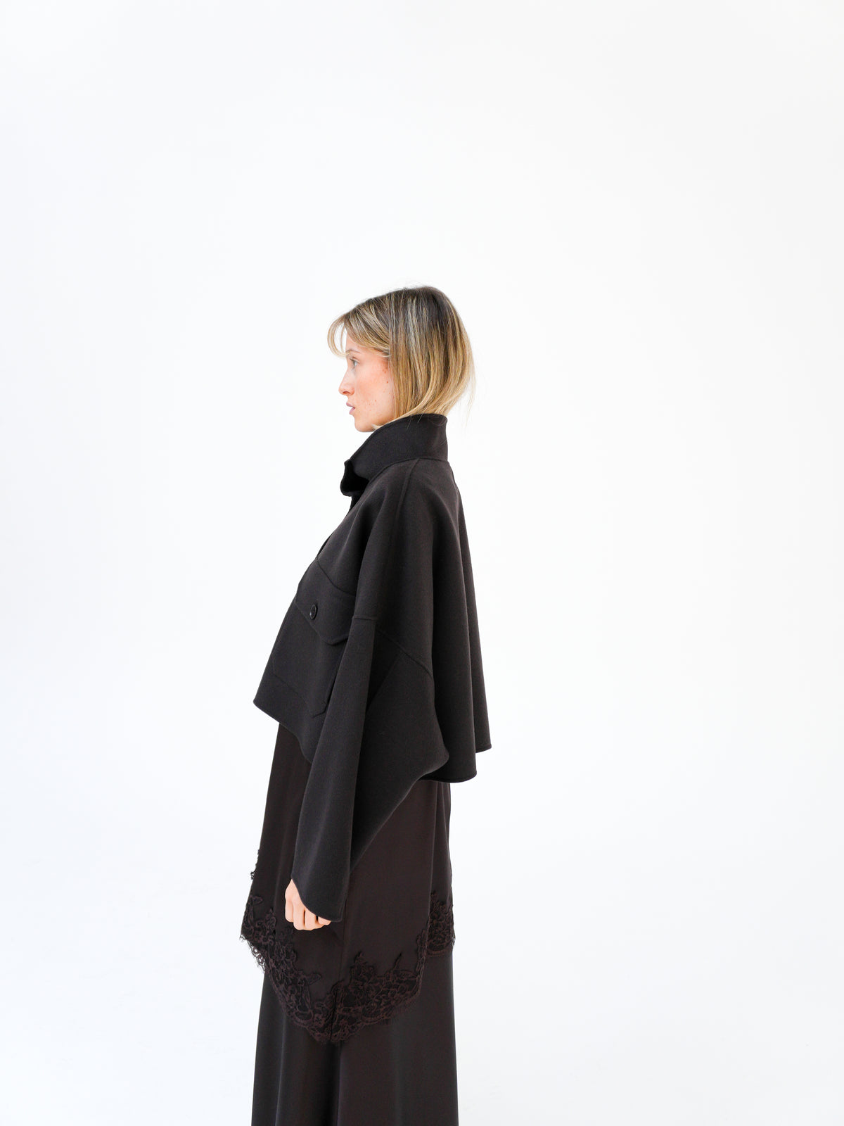 ARKLOW JACKET IN CHOCOLATE BROWN BY DRYKORN
