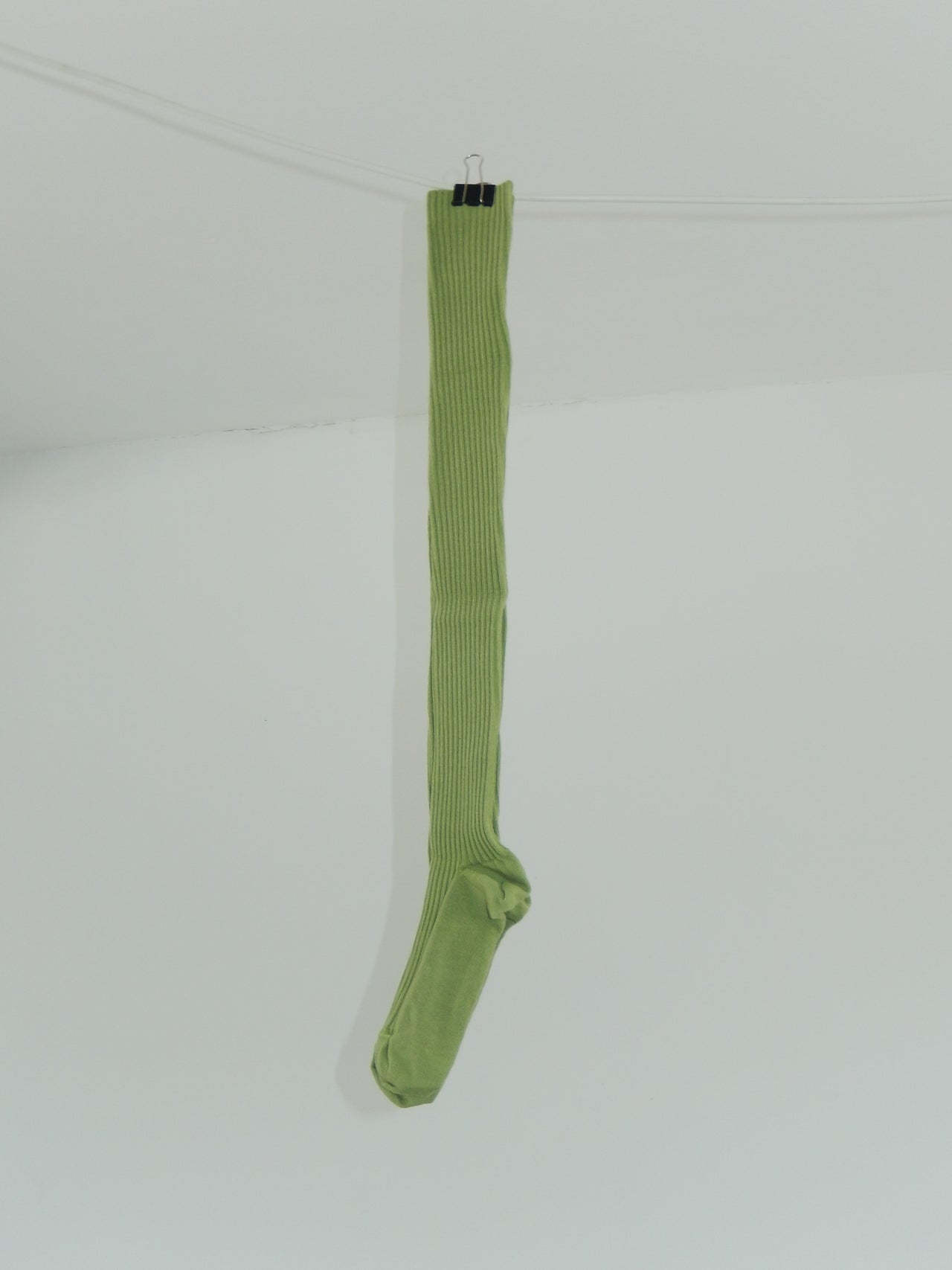 Overknee socks in mun green by Baserange