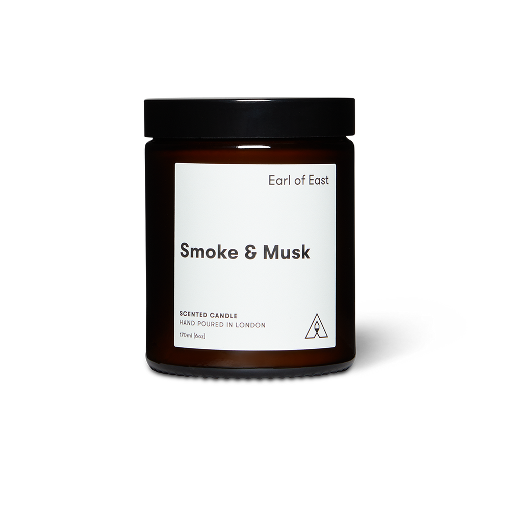 SMOKE & MUSK EARL OF EAST - SOY WAX CANDLE