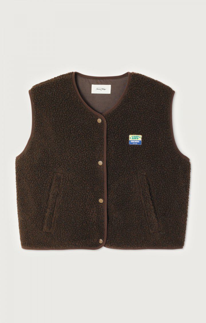 HOKTOWN VEST IN MARRONNIER CHINE BY AMERICAN VINTAGE