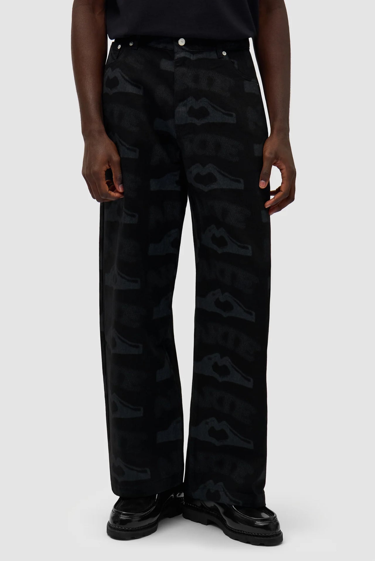 HEART PRINTED PANTS BY ARTE ANTWERP