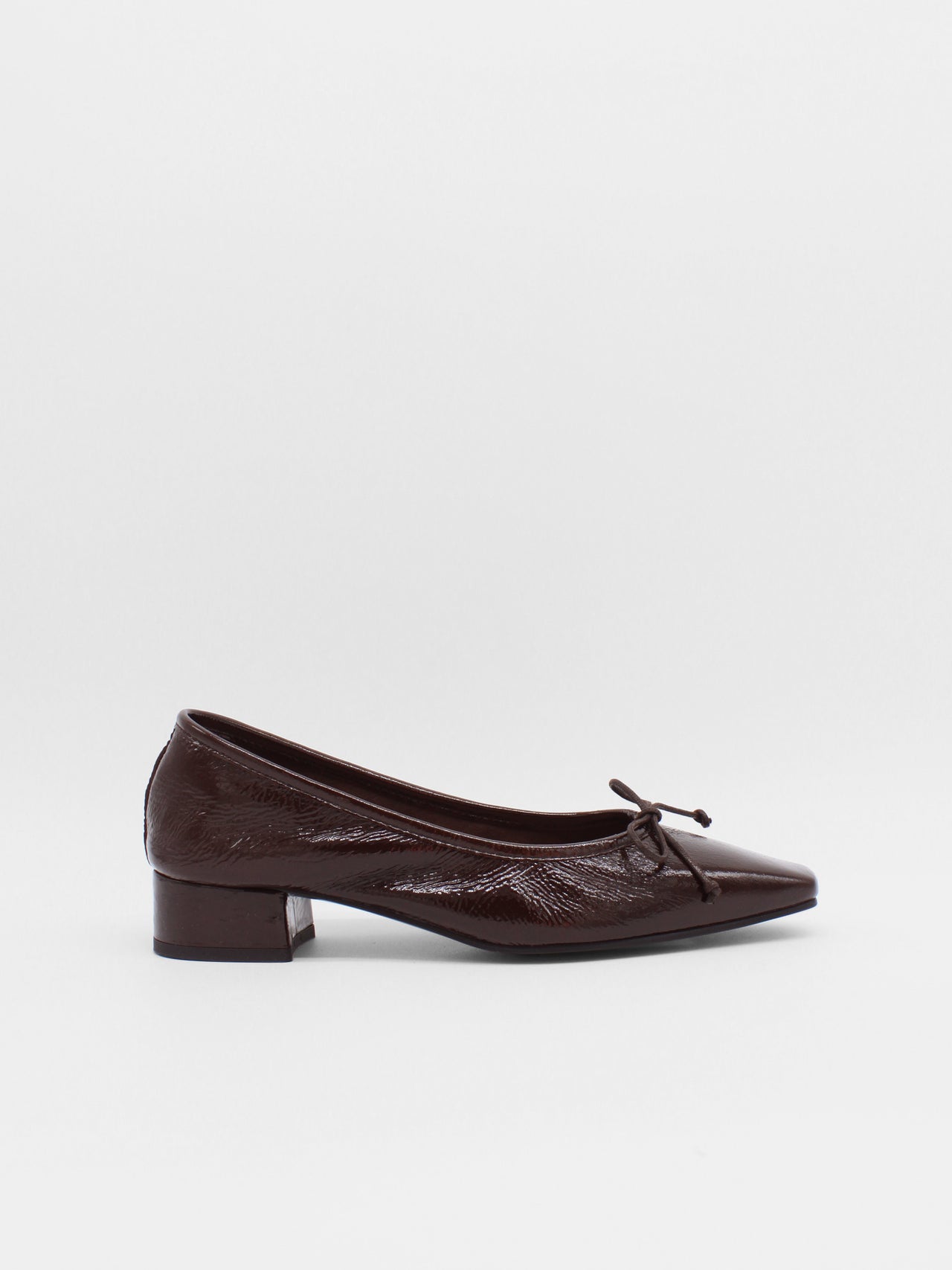MINA IN PATENT BROWN BY ABOUT ARIANNE