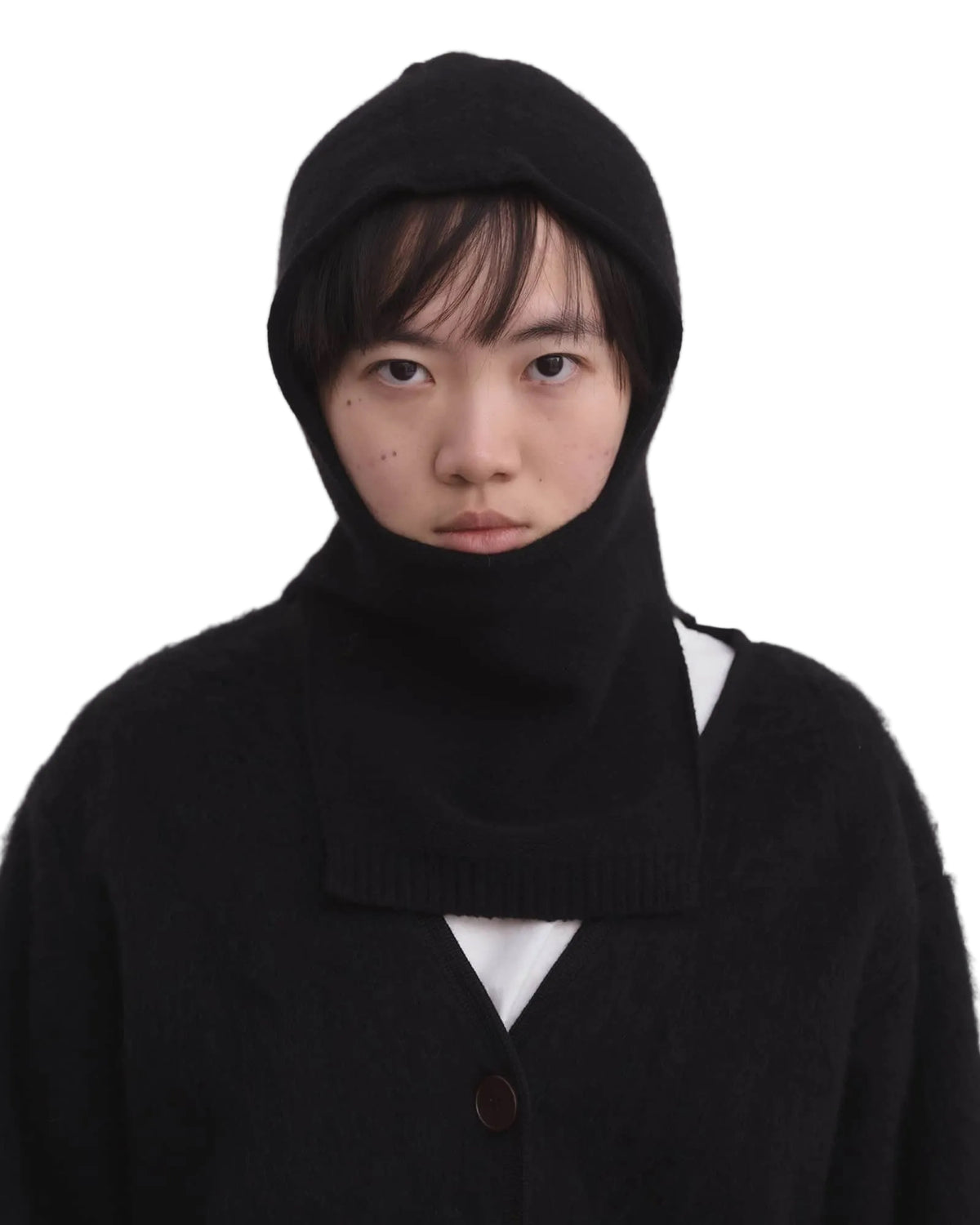 ANORAK HOOD IN BLACK BY BASERANGE